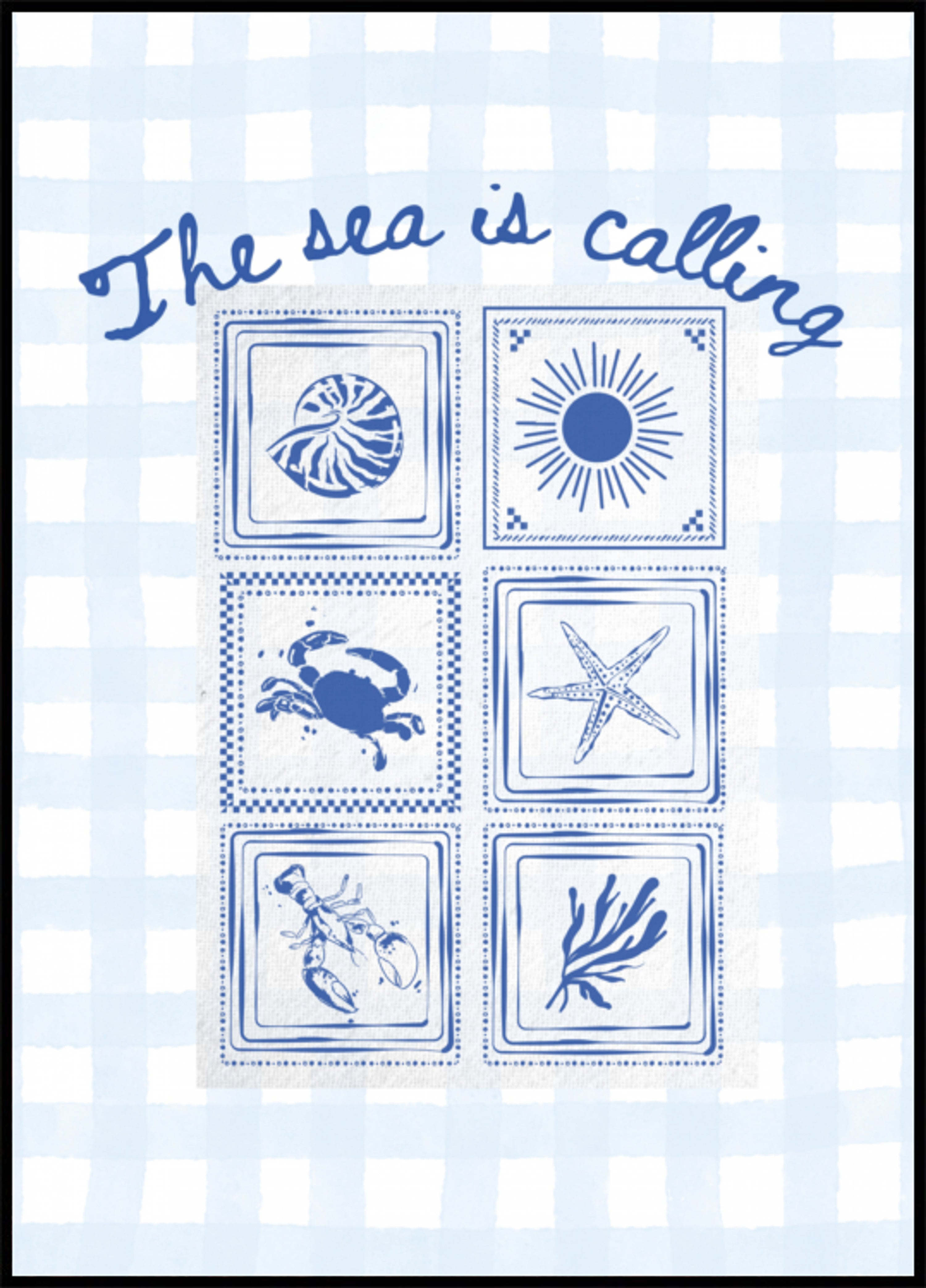 Tuiles de vie marine côtière