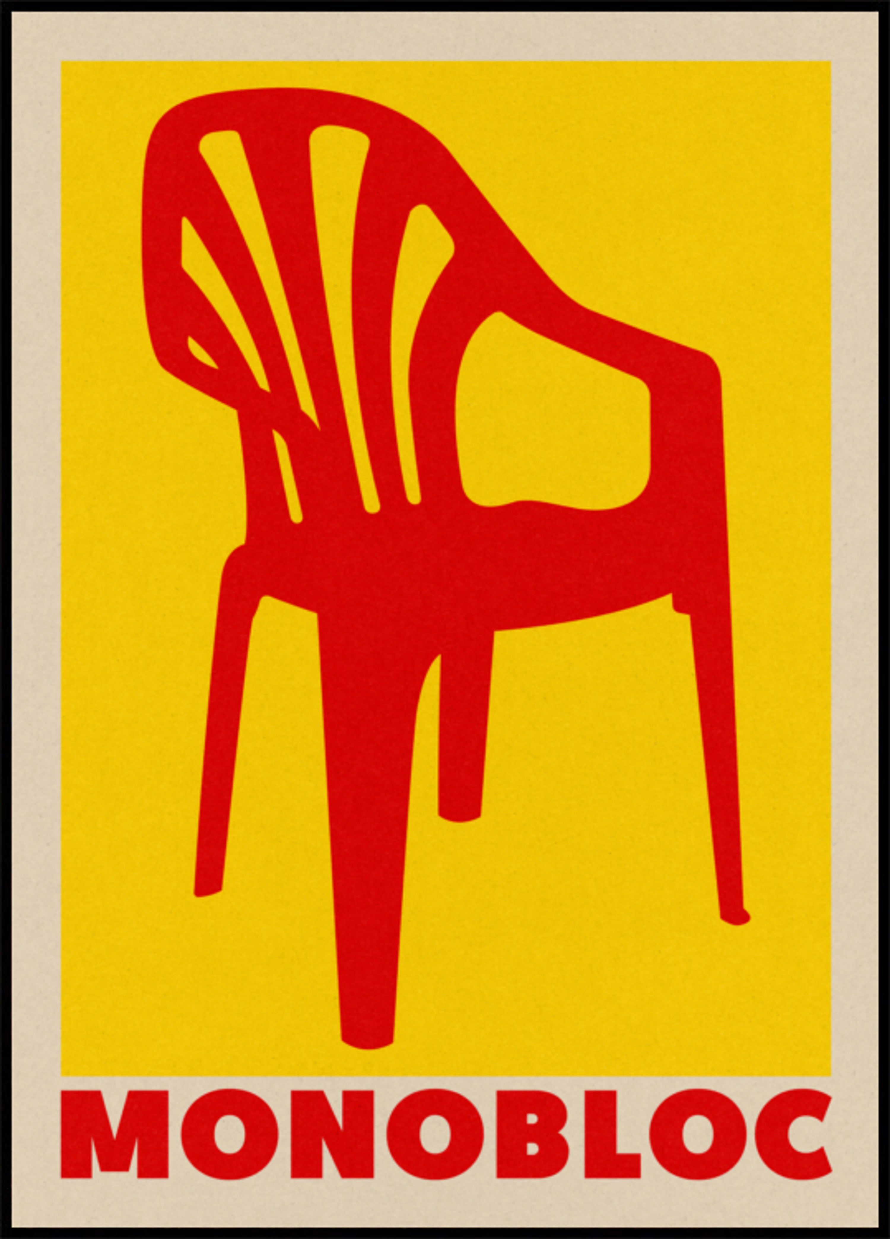 Chaise Monobloc Rouge