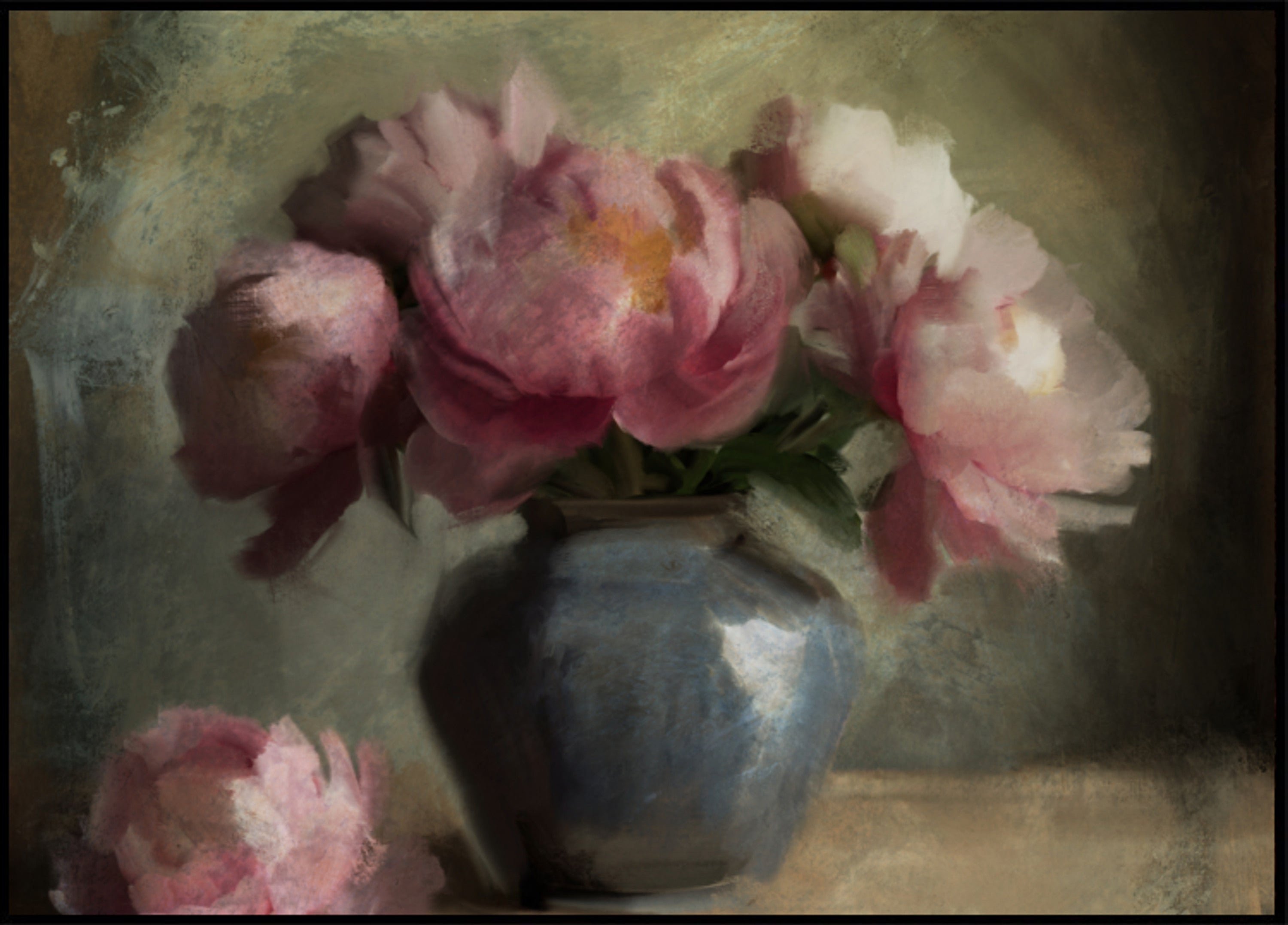 Pivoines À Rose