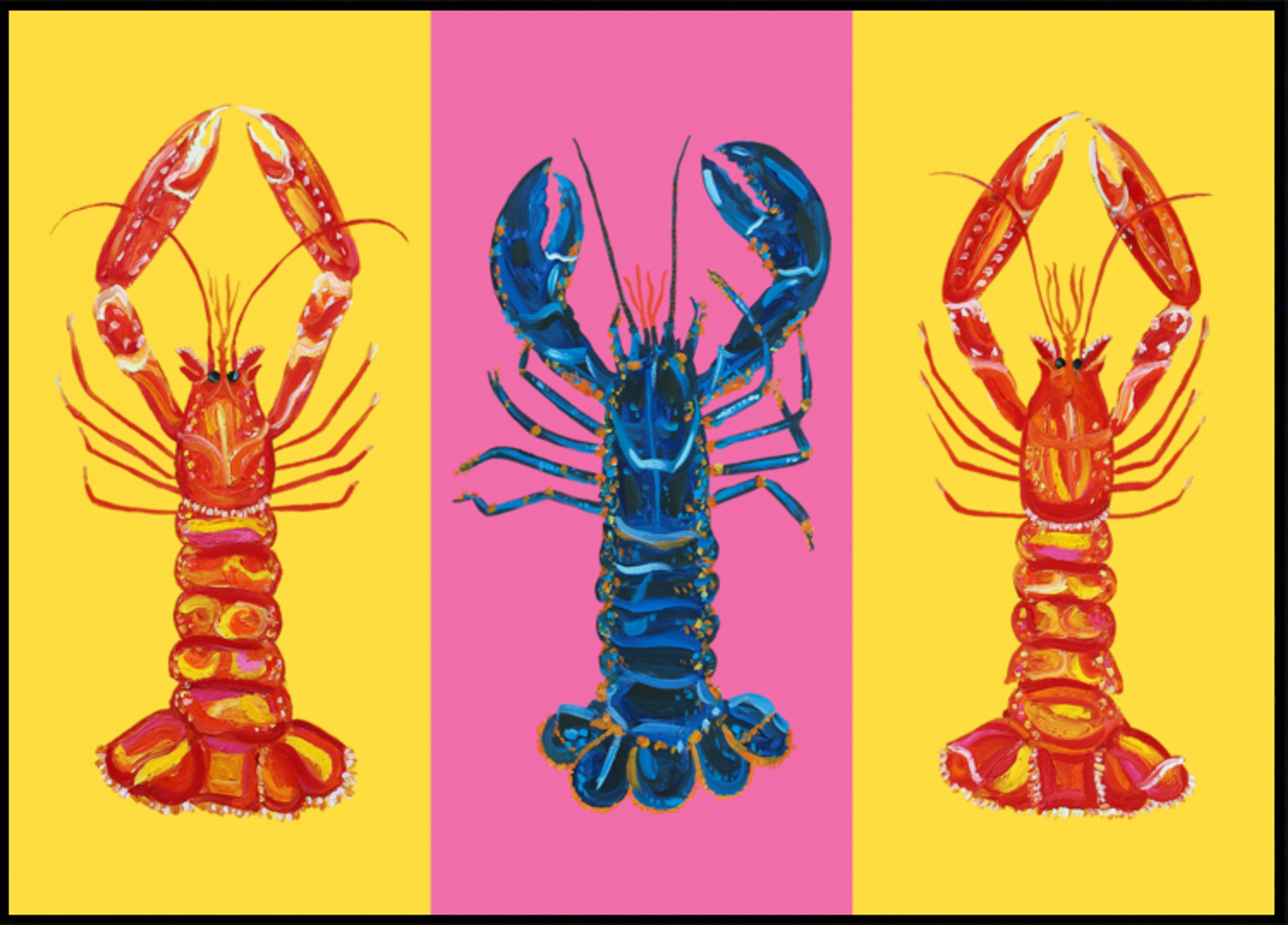 Homard Langoustines Pop Art 2