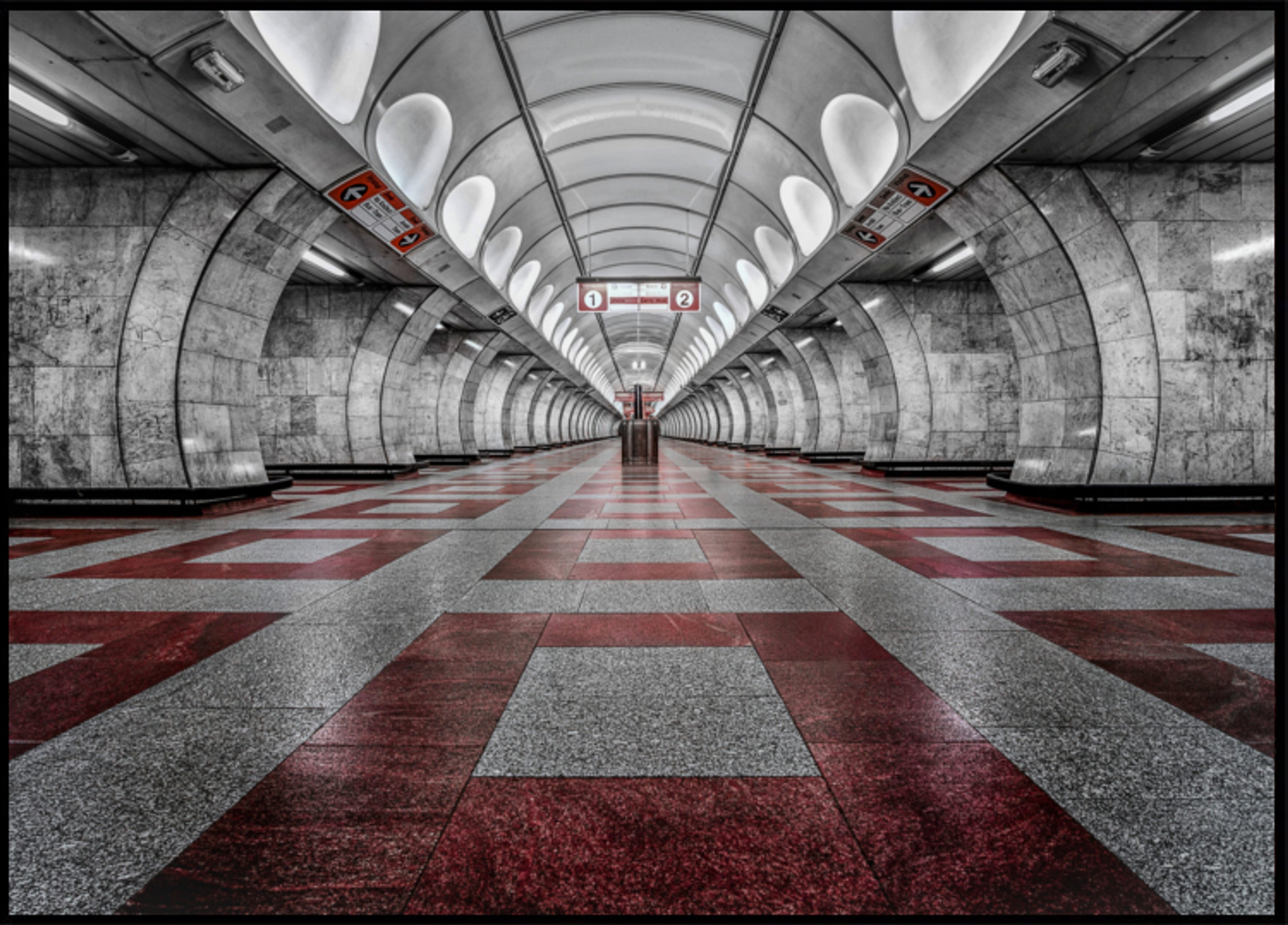 Géométrie du métro profond