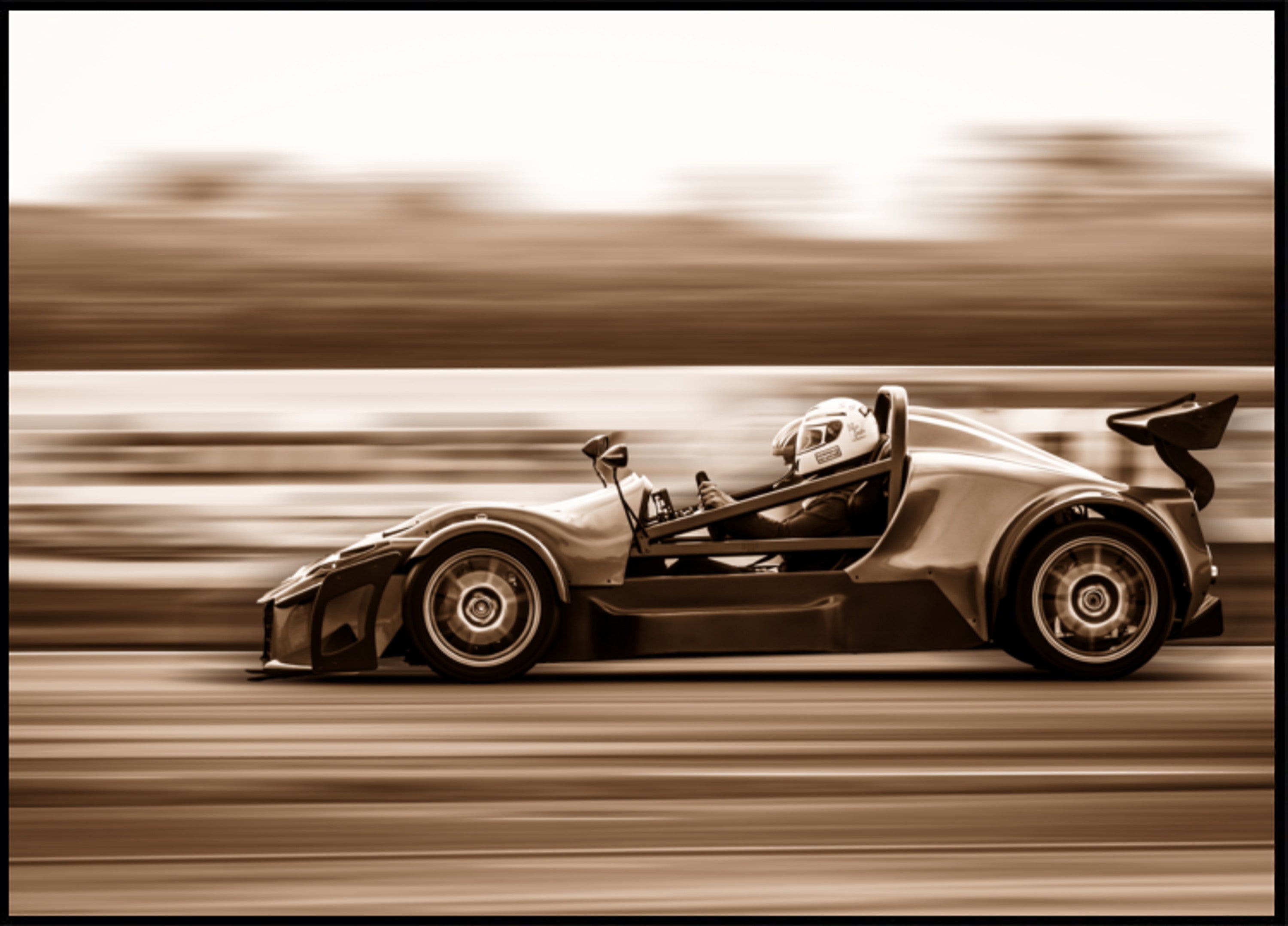 Voiture de course à grande vitesse