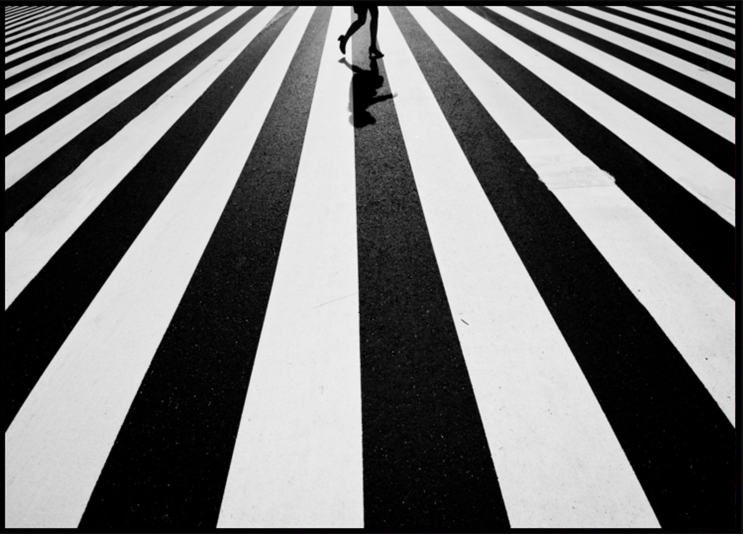 Marcher sur des rayures
