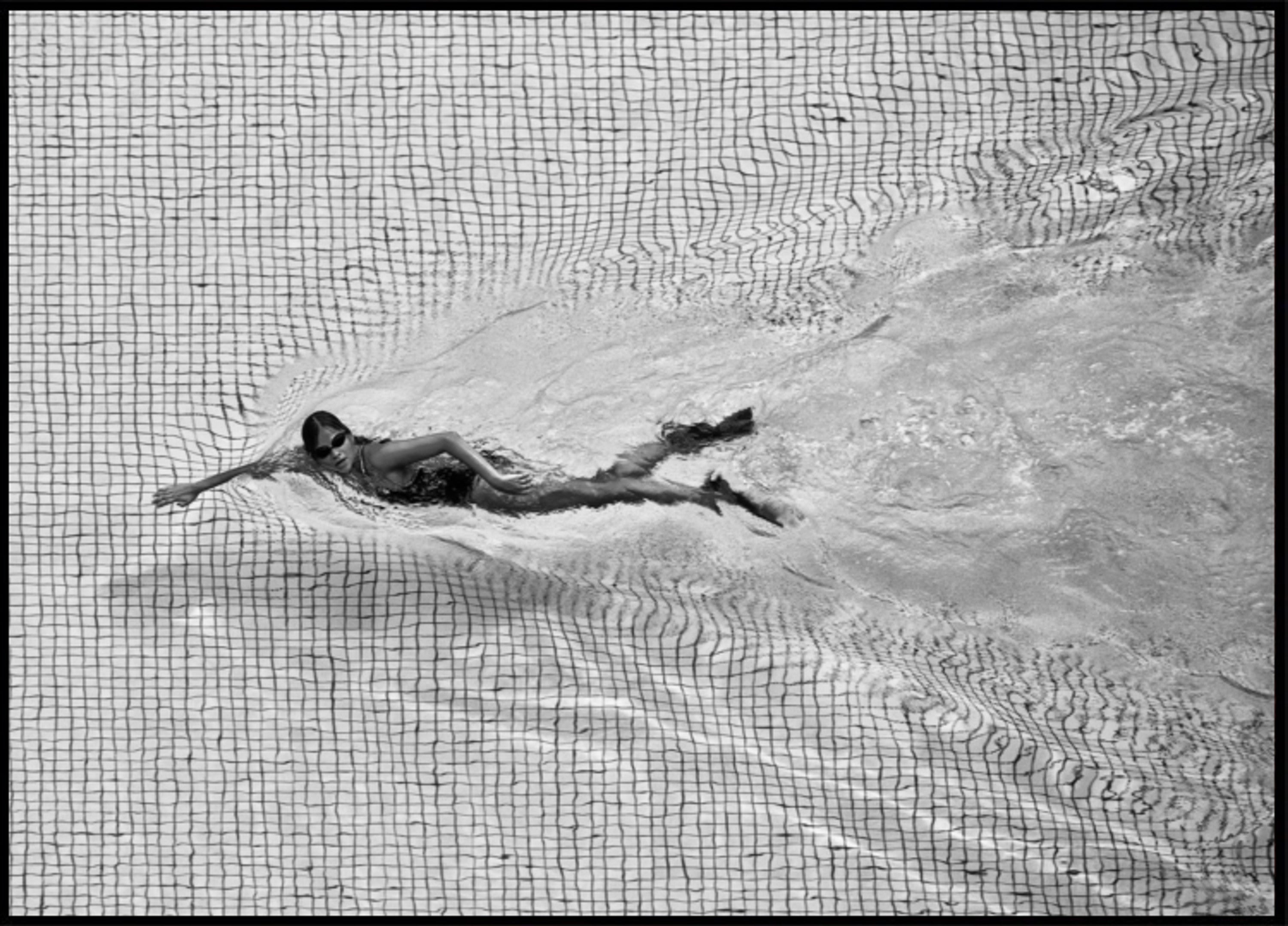 Nageur de piscine dynamique