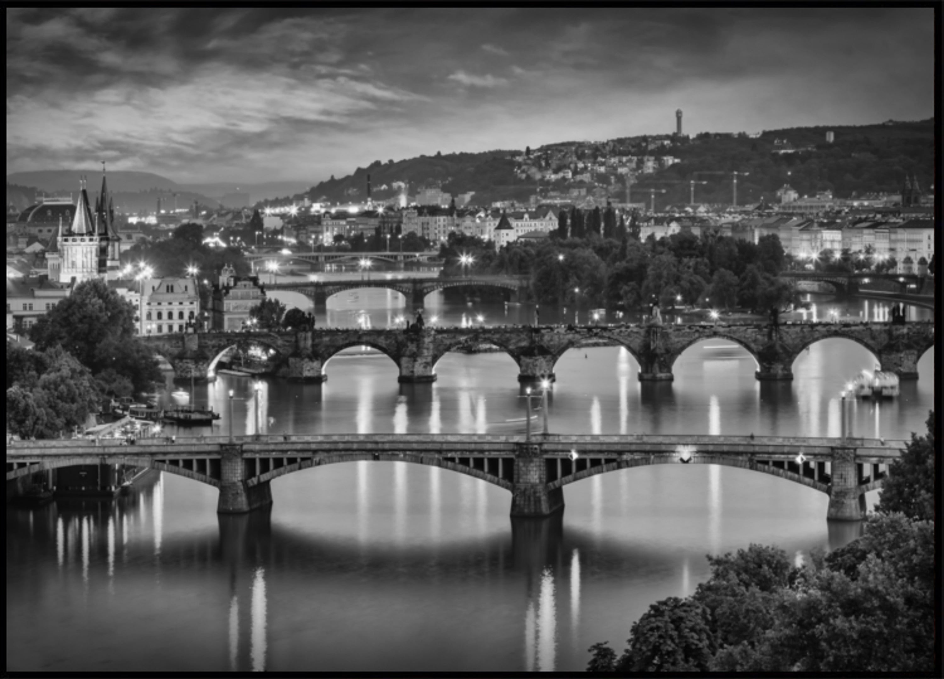 Ponts de nuit de Prague