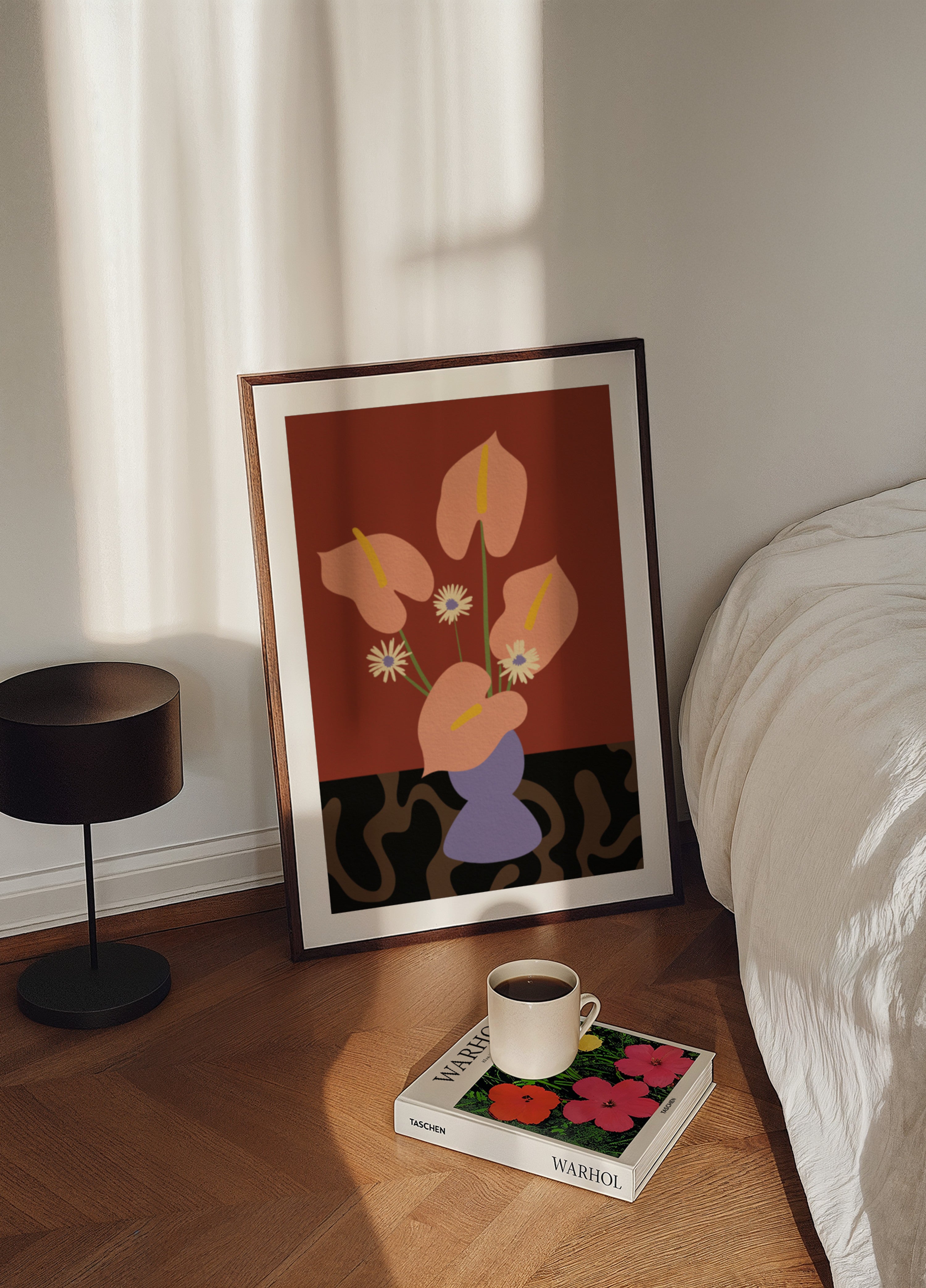 Nature morte florale chaleureuse