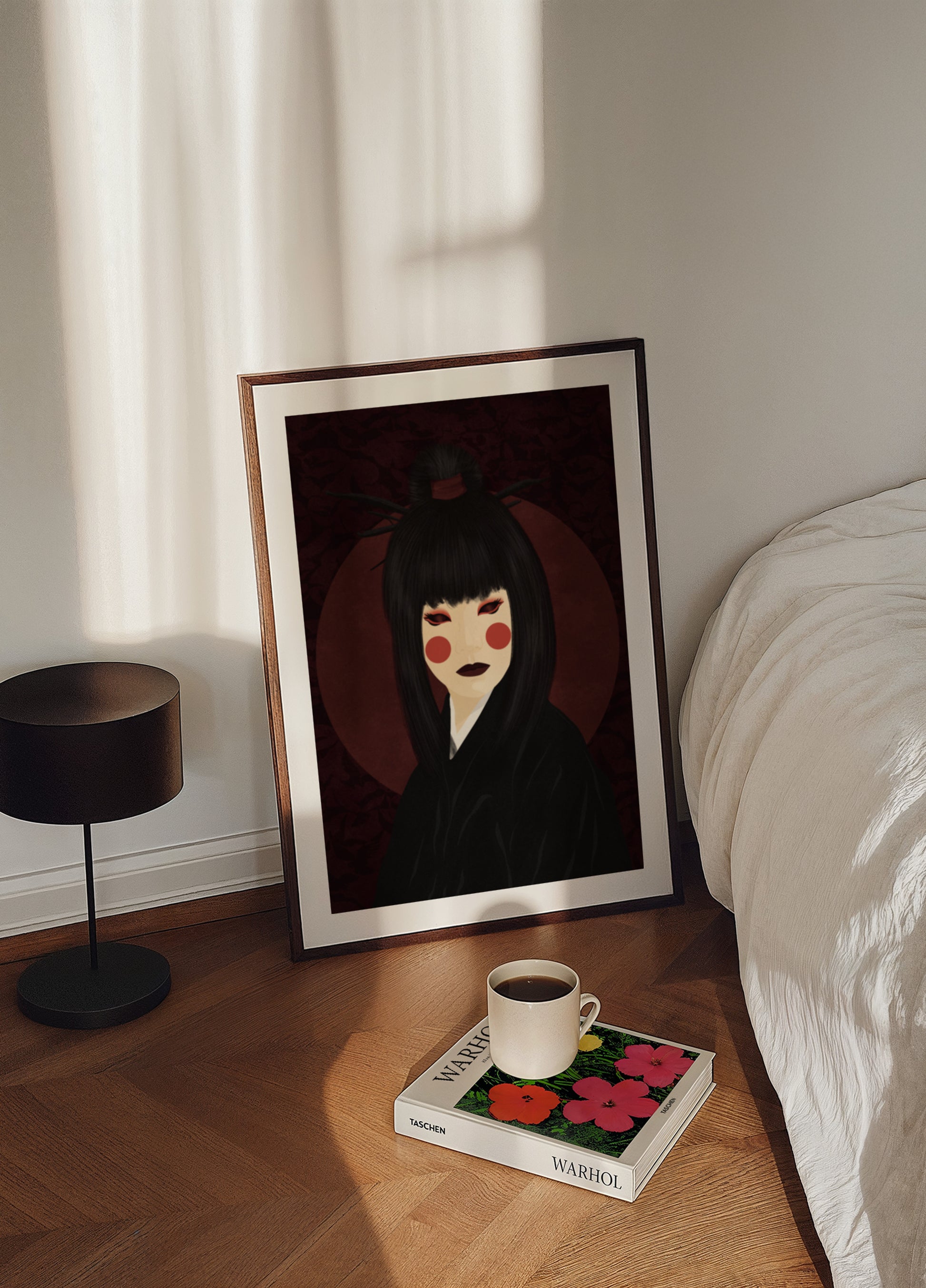 Portrait dramatique de Geisha