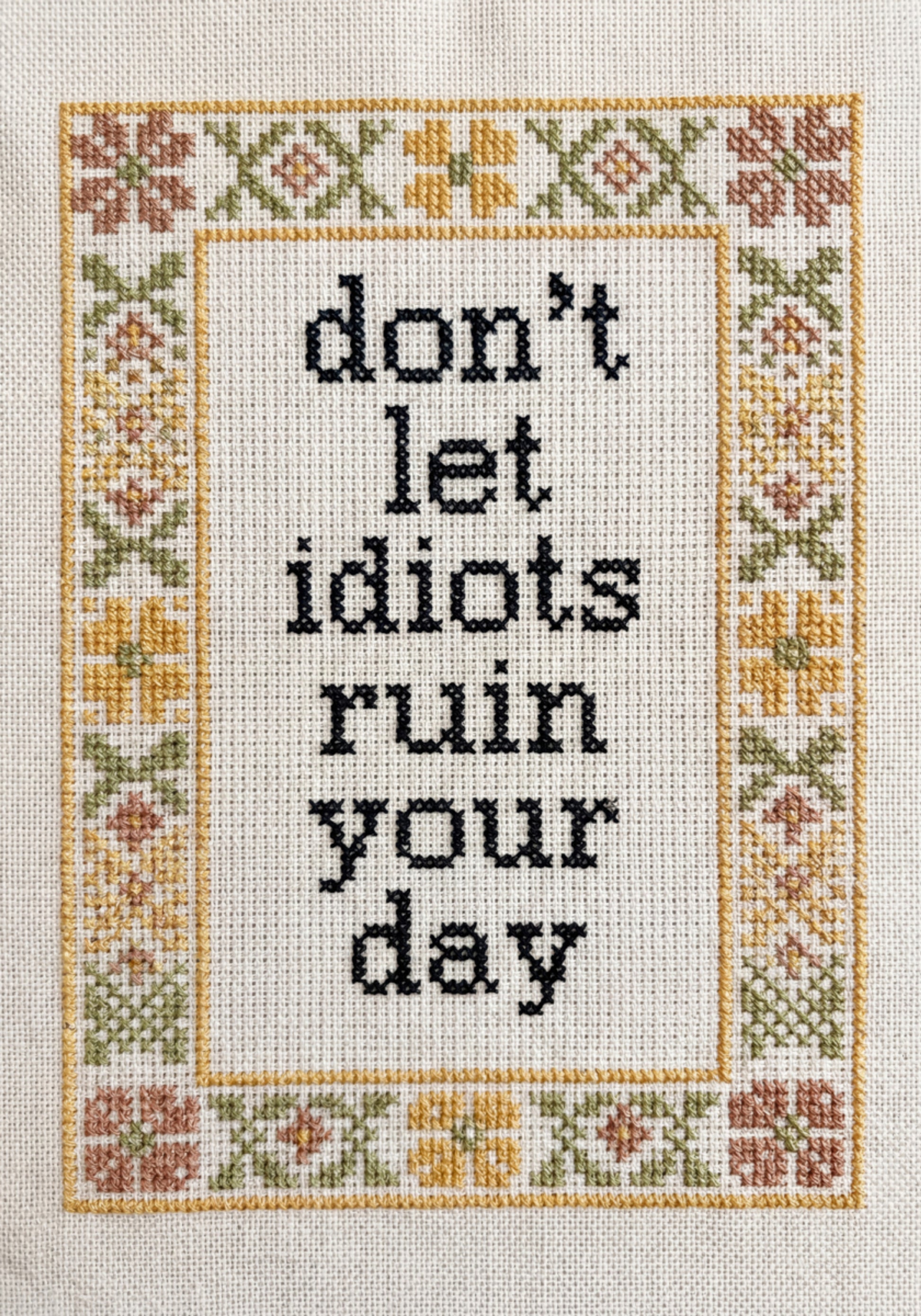 Ne laissez pas les idiots citer