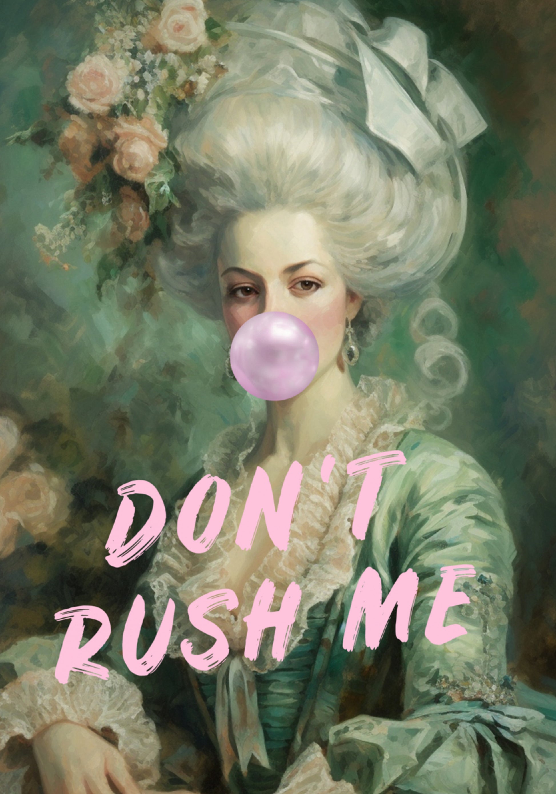 Dame impertinente de Bubblegum rococo