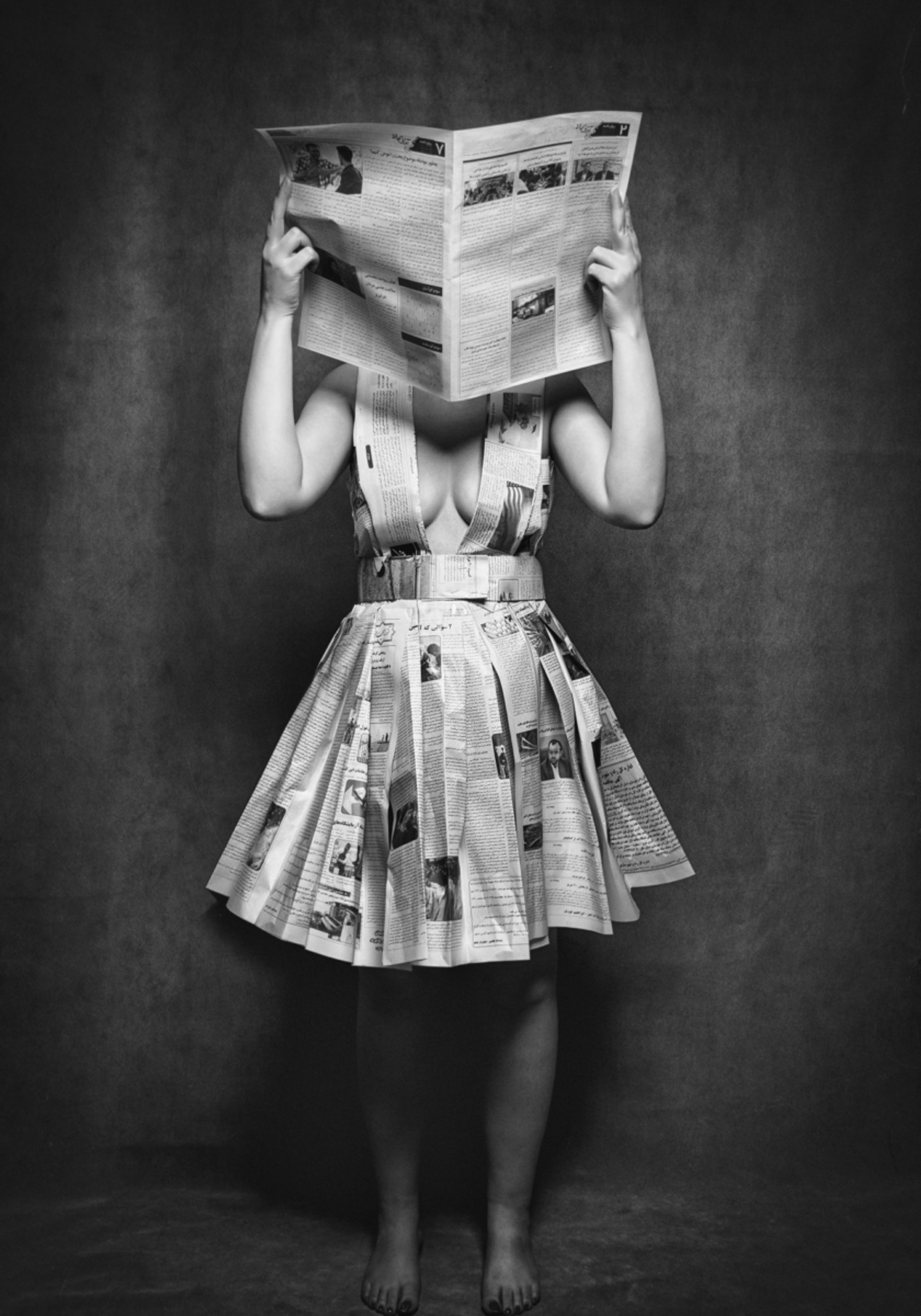 Robe de journal femme