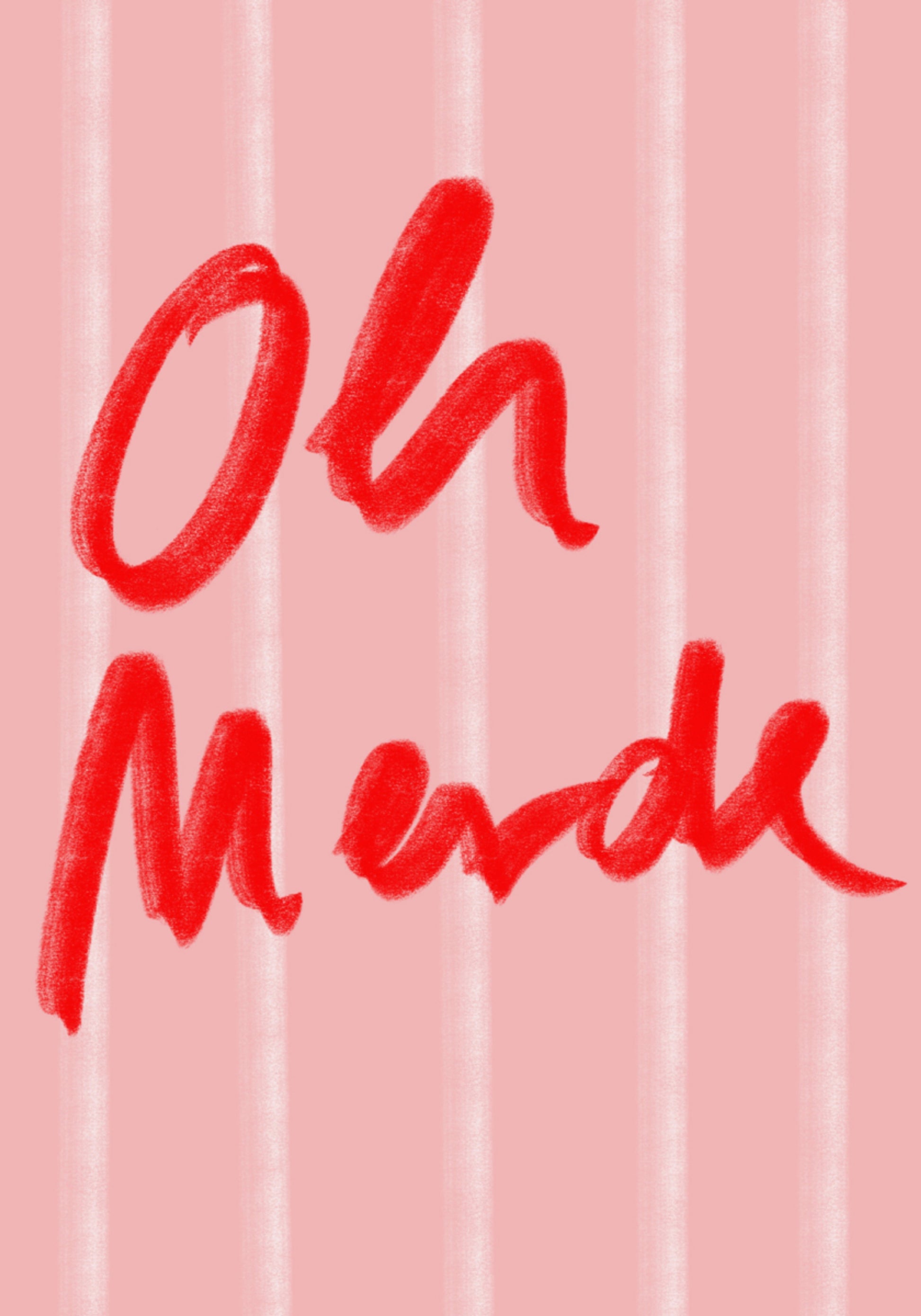 Oh Merde Phrase ludique