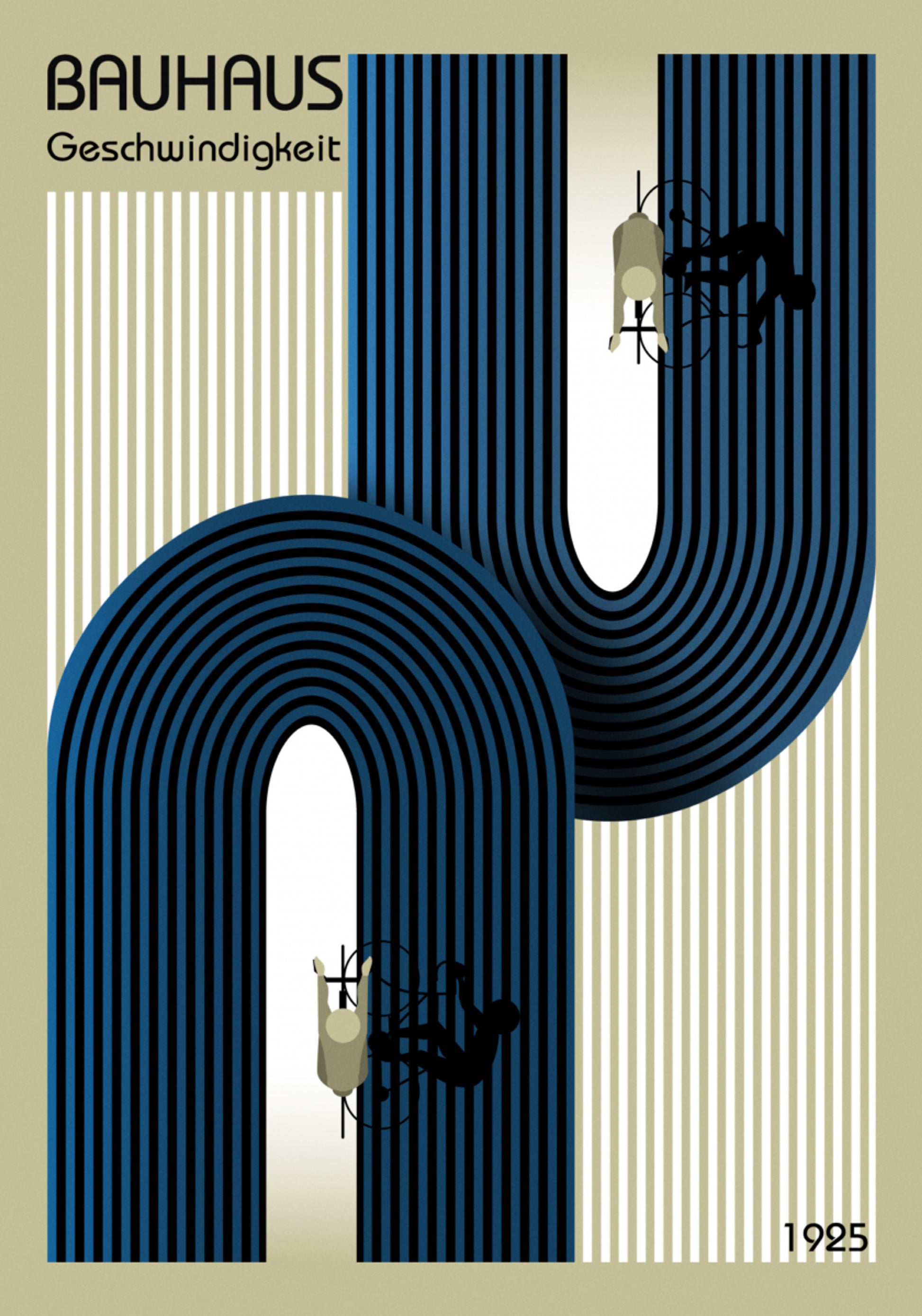 Cyclistes de vitesse du Bauhaus