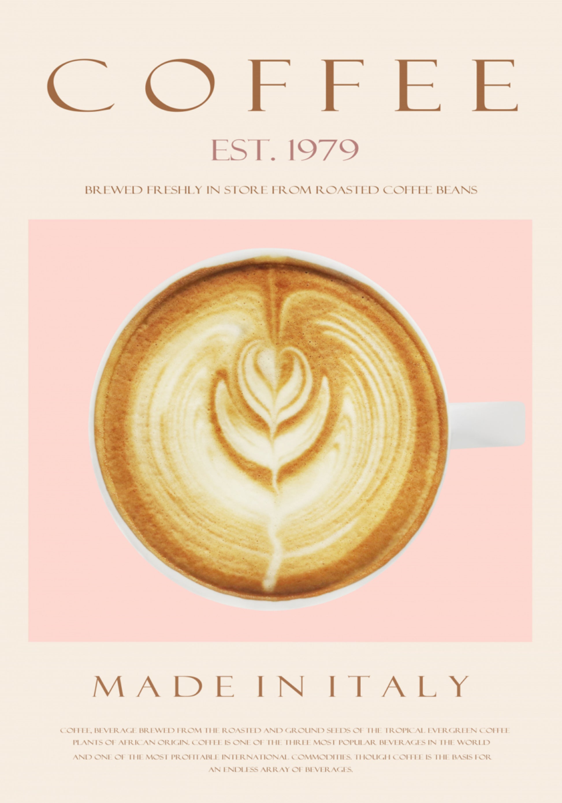 Latté du matin élégant