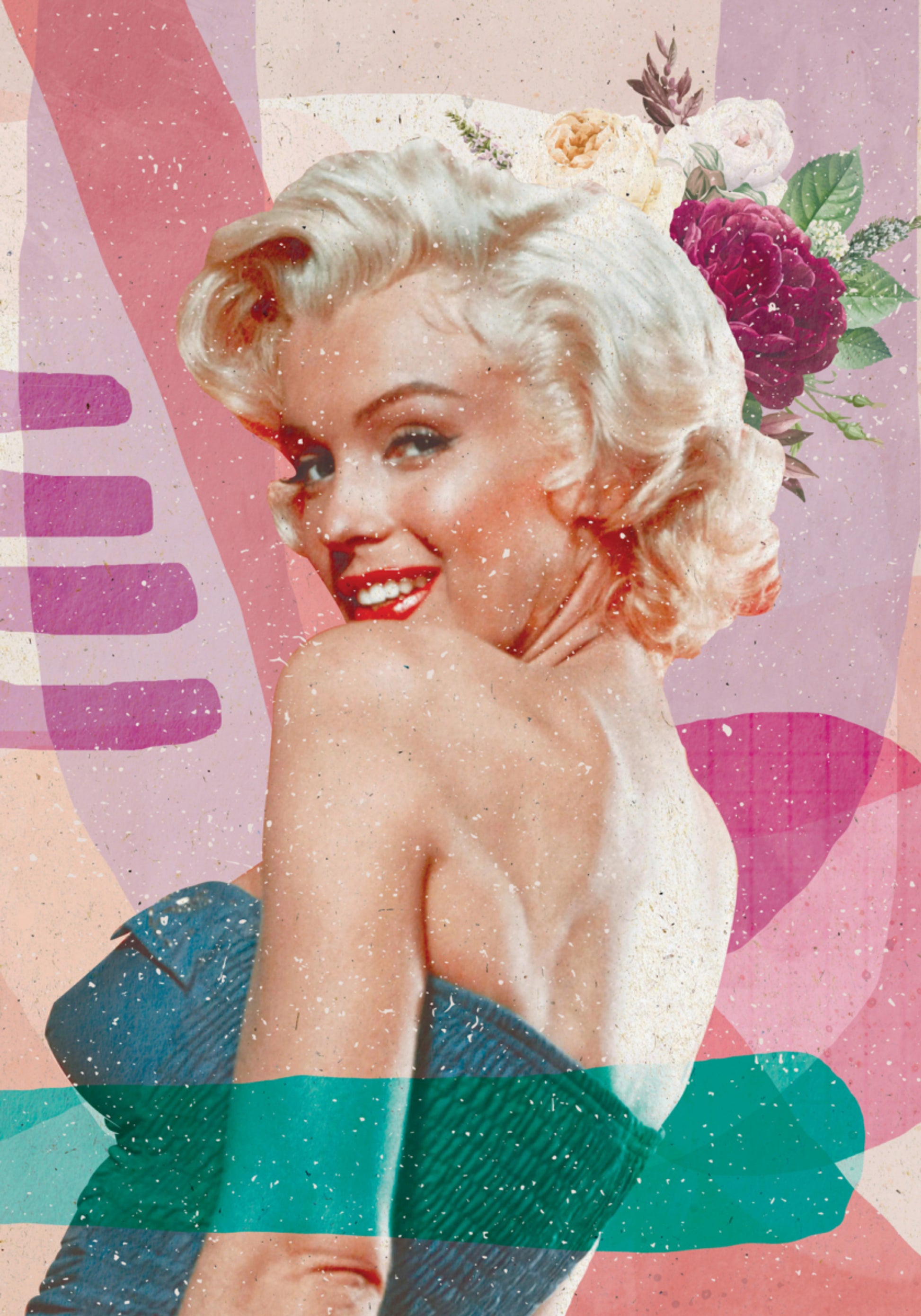 Fleurs glamour blondes