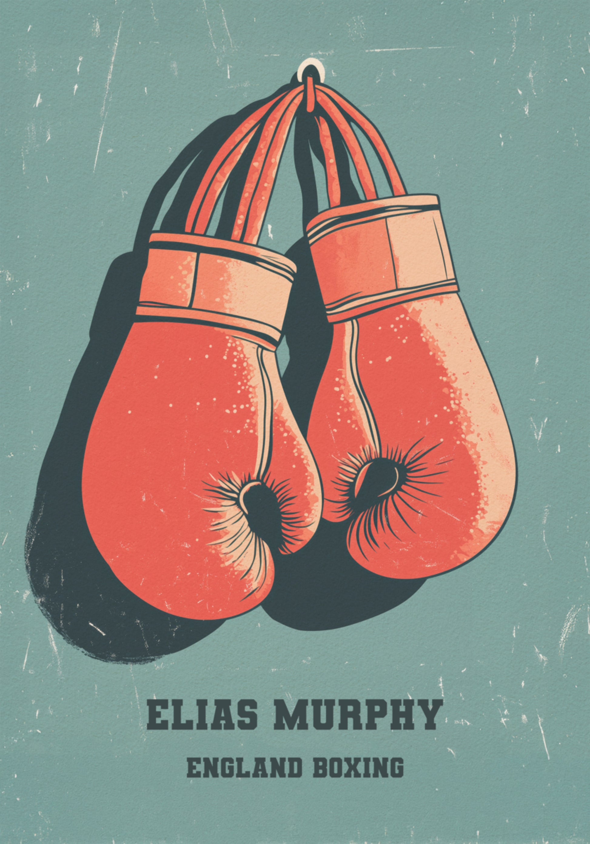 Gants de boxe vintage Poster