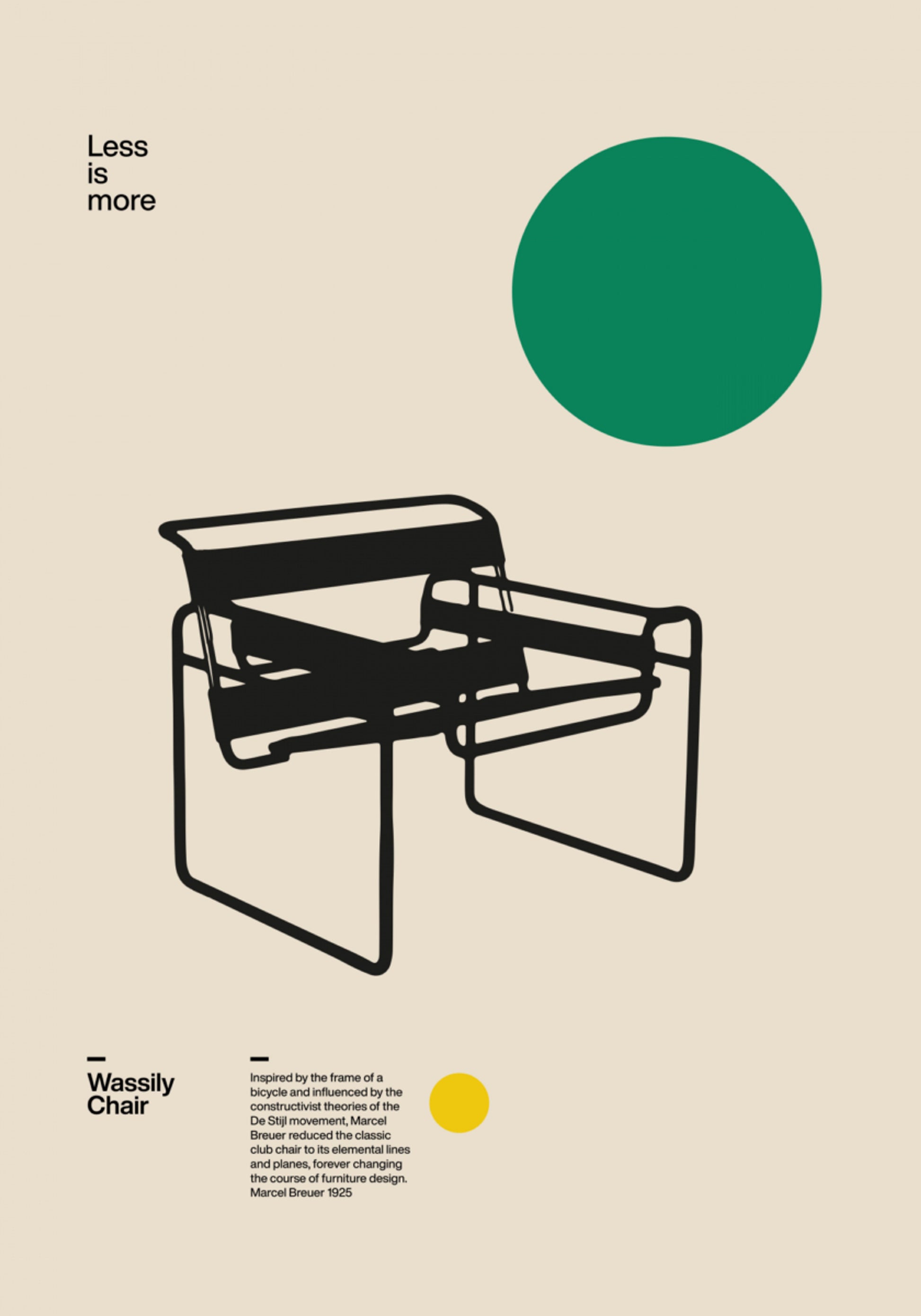 Chaise design Bauhaus
