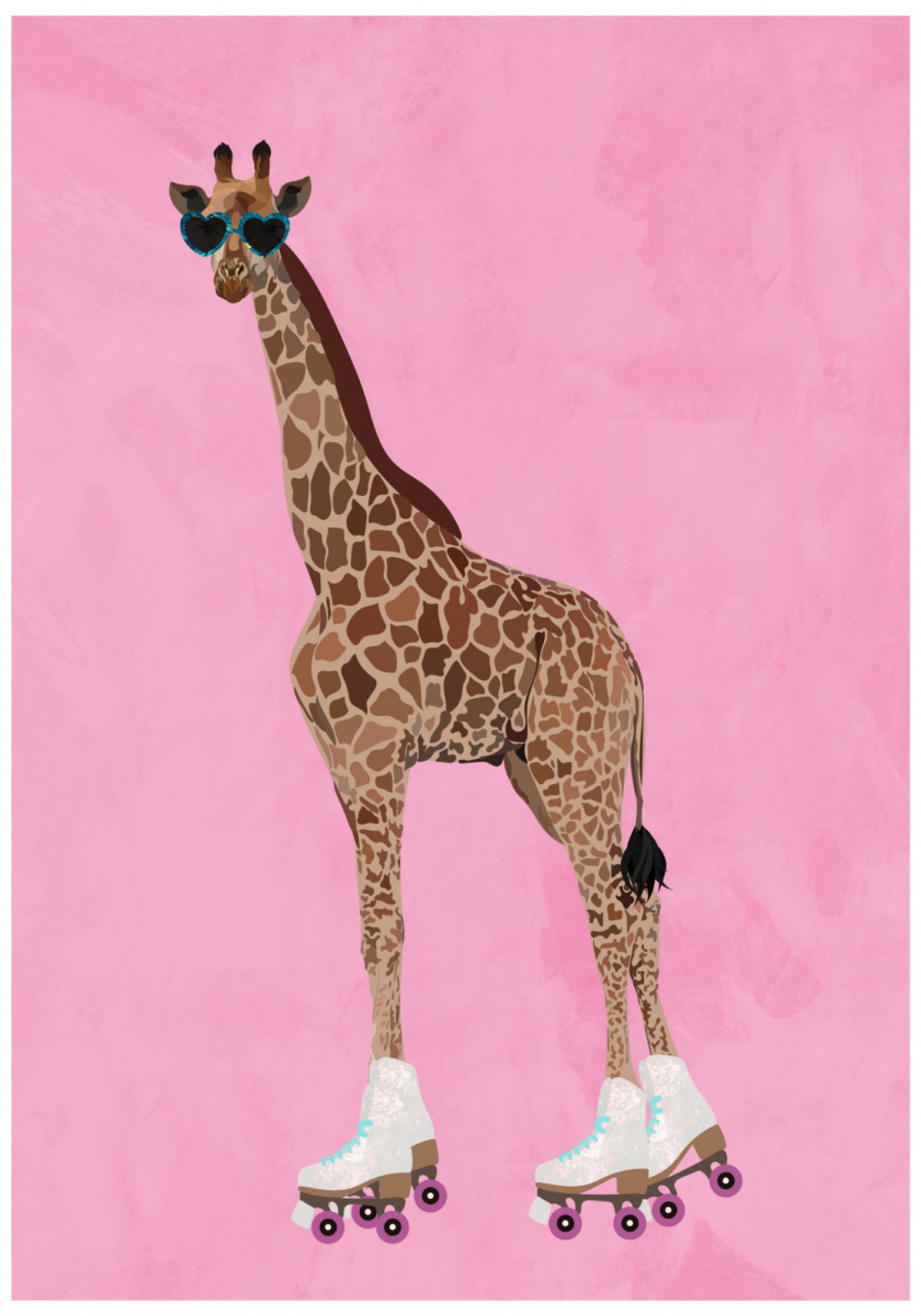 Patins à roulettes cool girafe