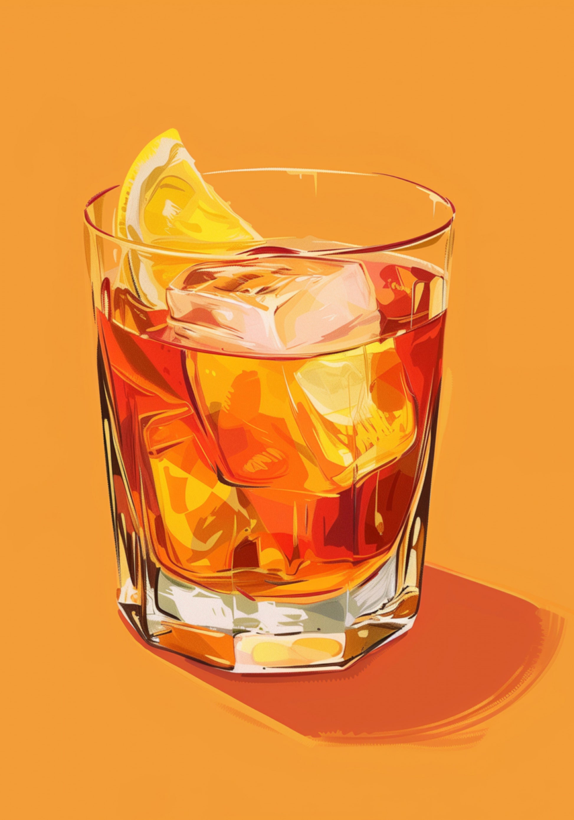 Cocktail d'orange rafraîchissant