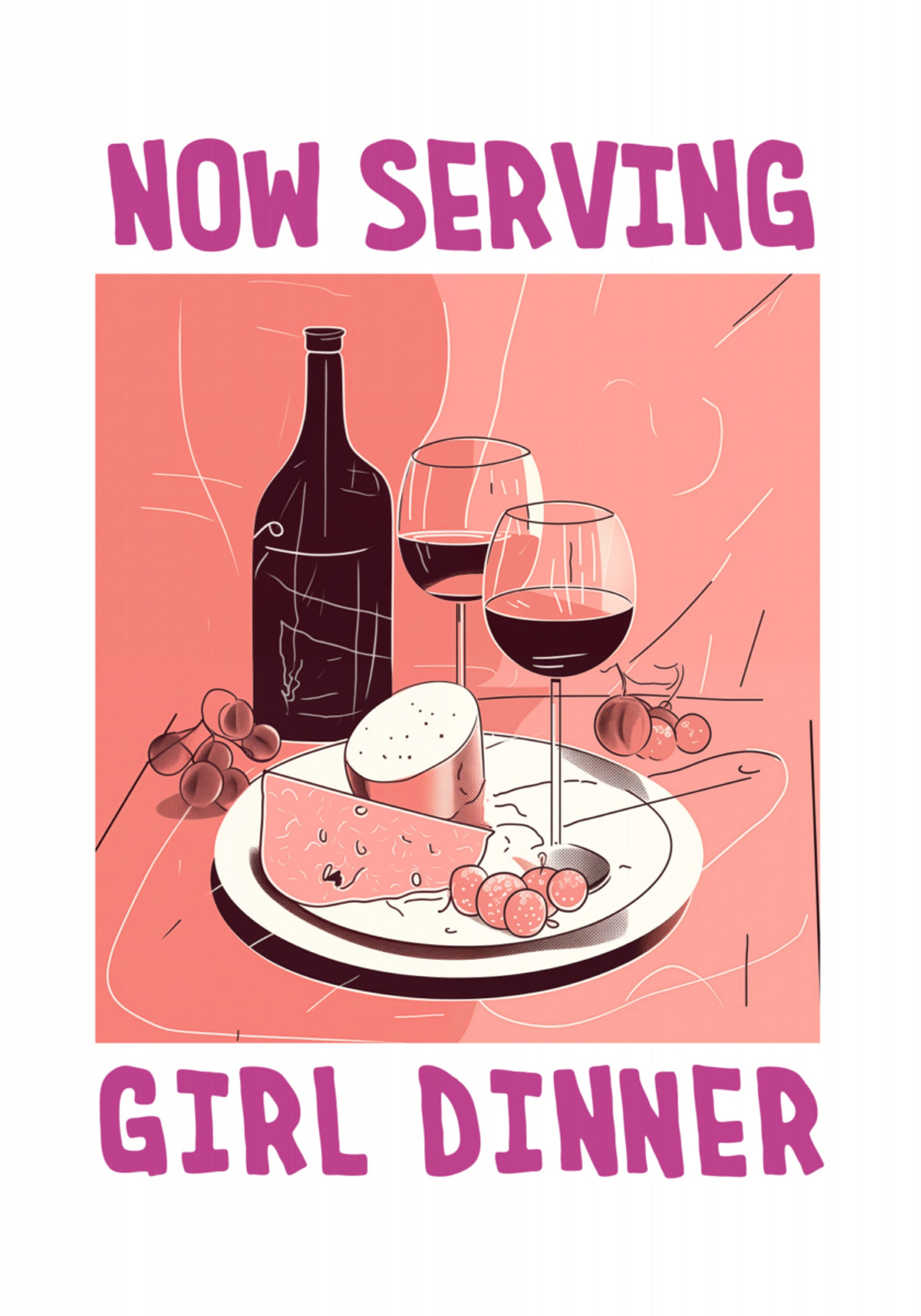 Servir le dîner des filles