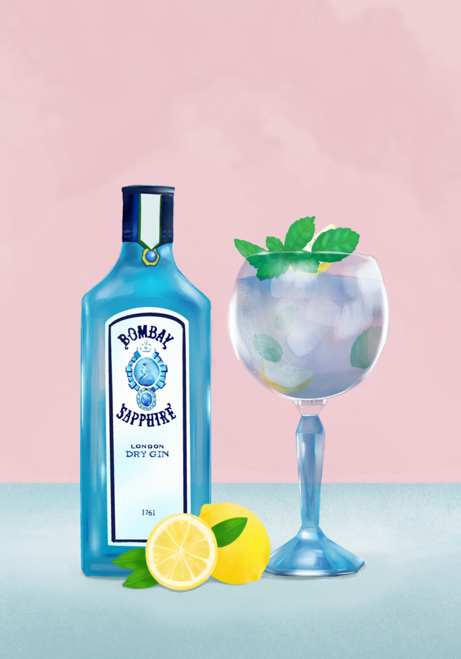 Cocktail au gin