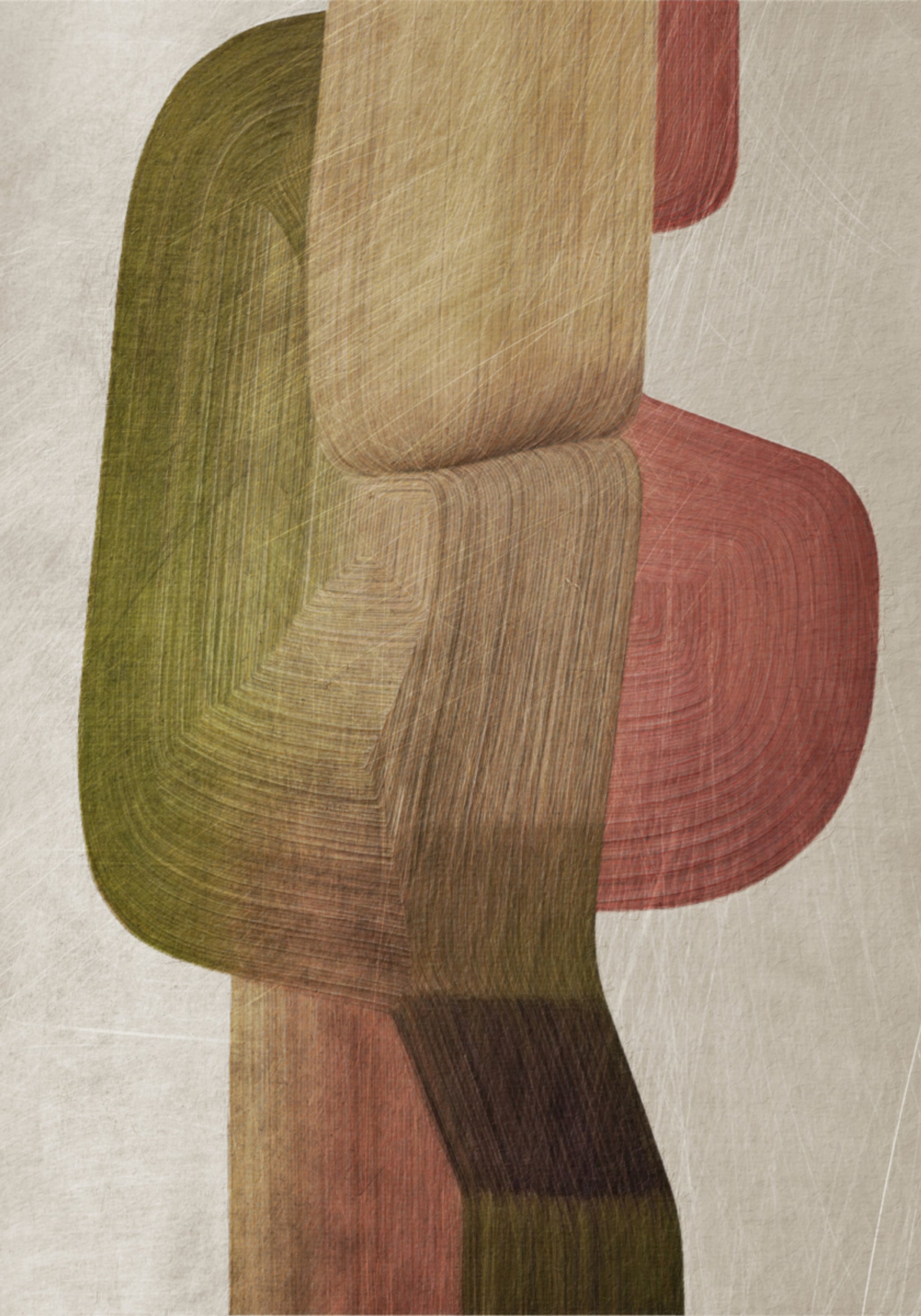 Formes abstraites terreuses