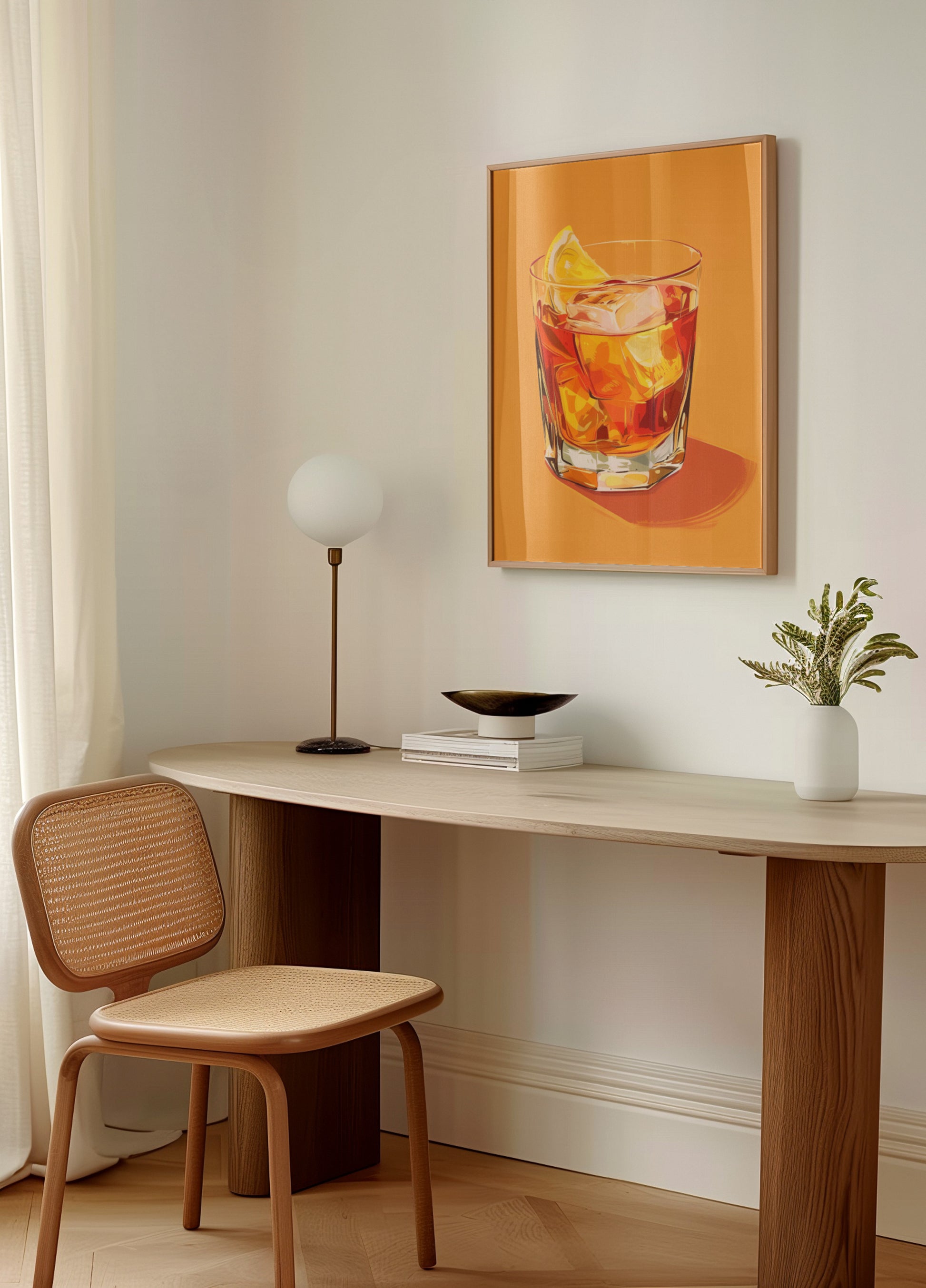 Cocktail d'orange rafraîchissant