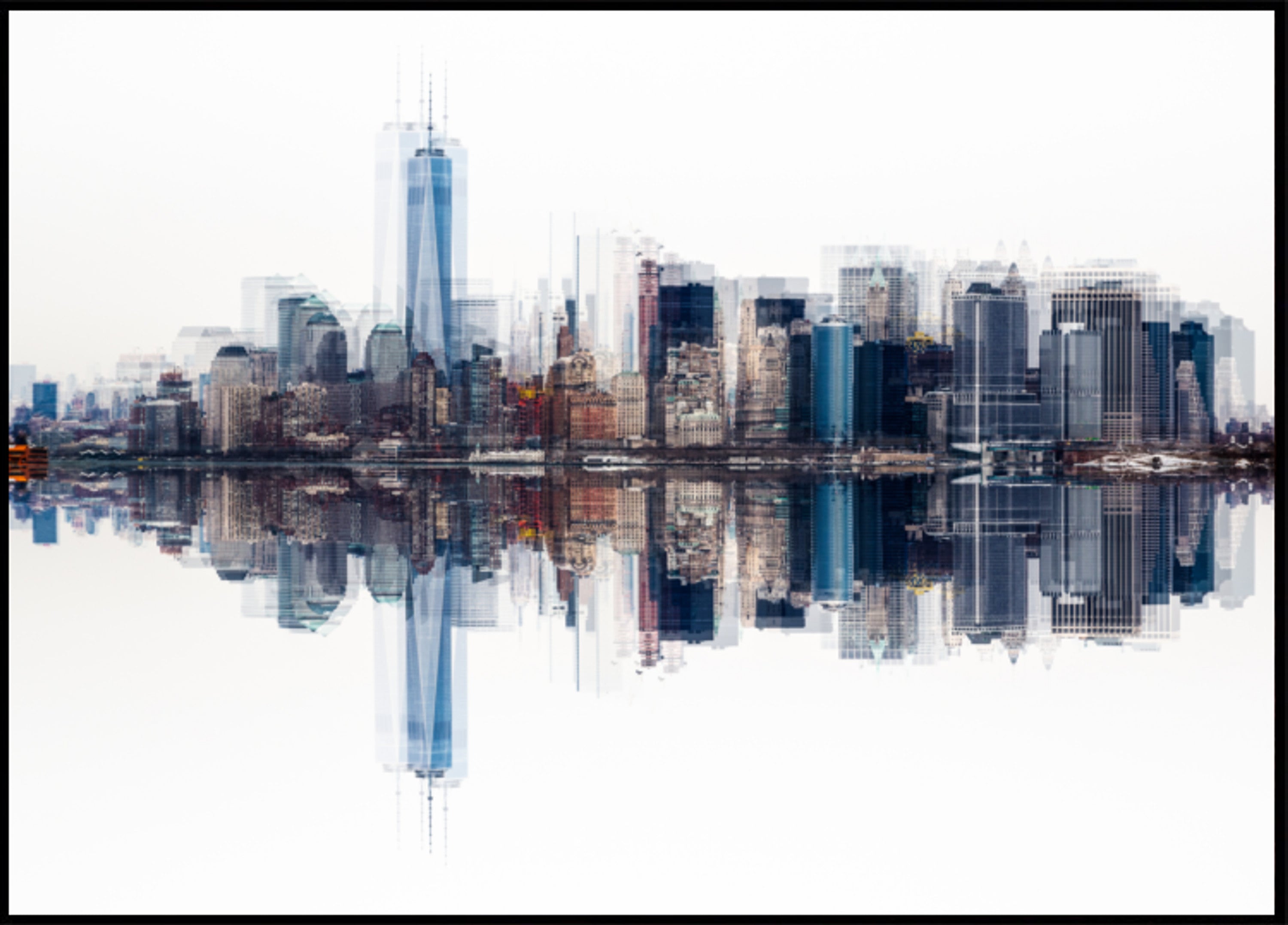 Horizon abstrait de Manhattan