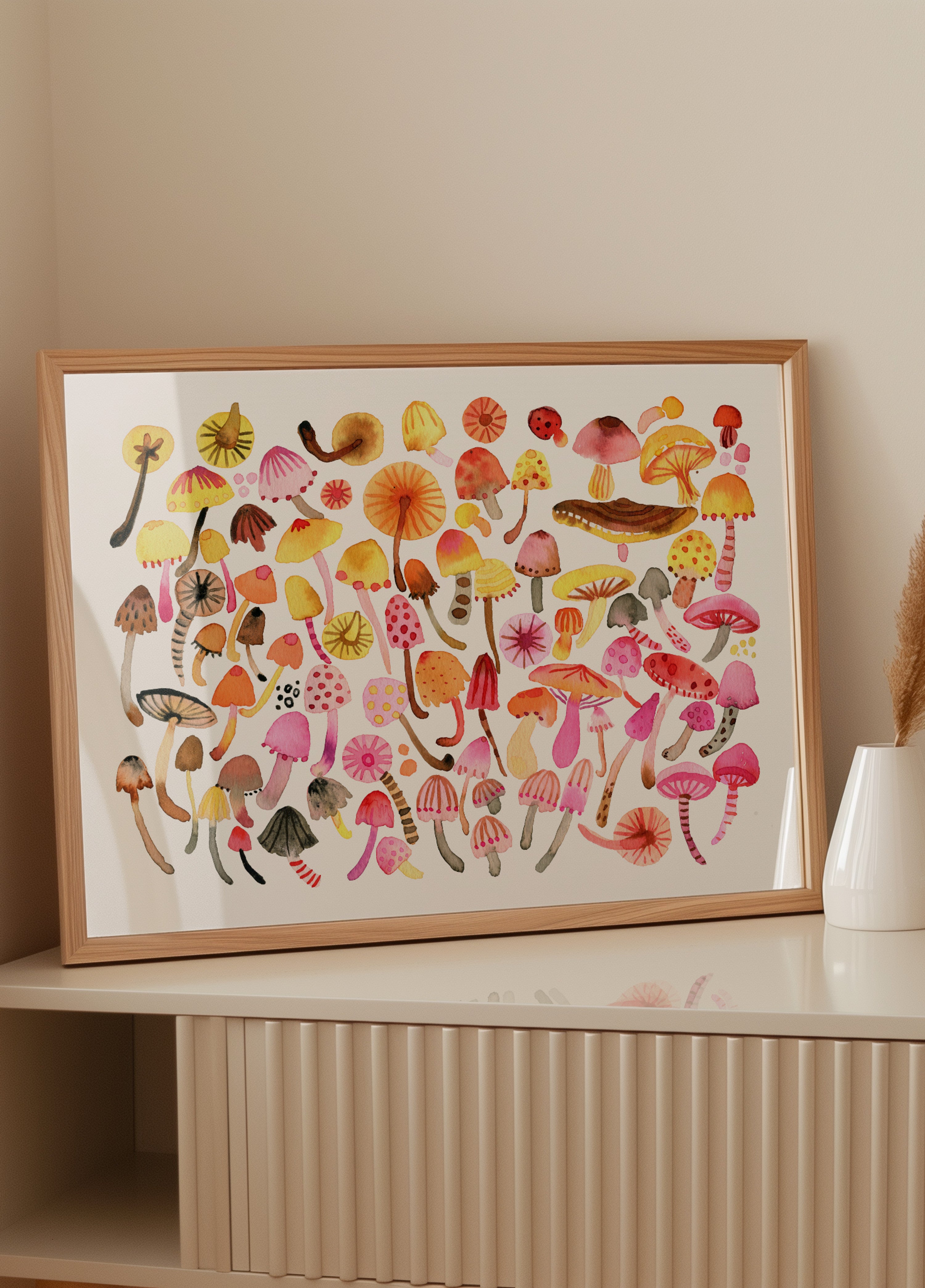 Collection de champignons fantaisistes