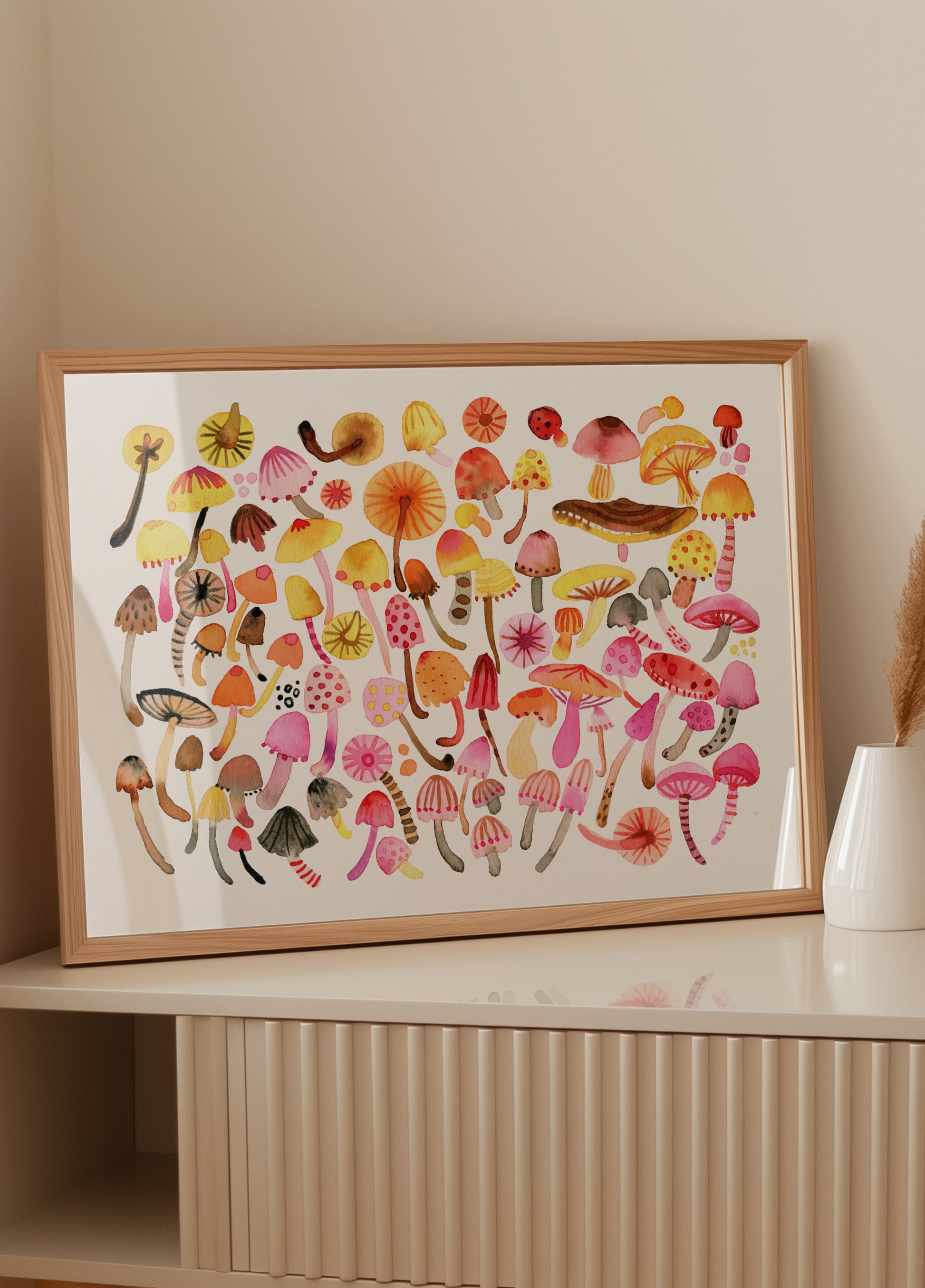 Collection de champignons fantaisistes