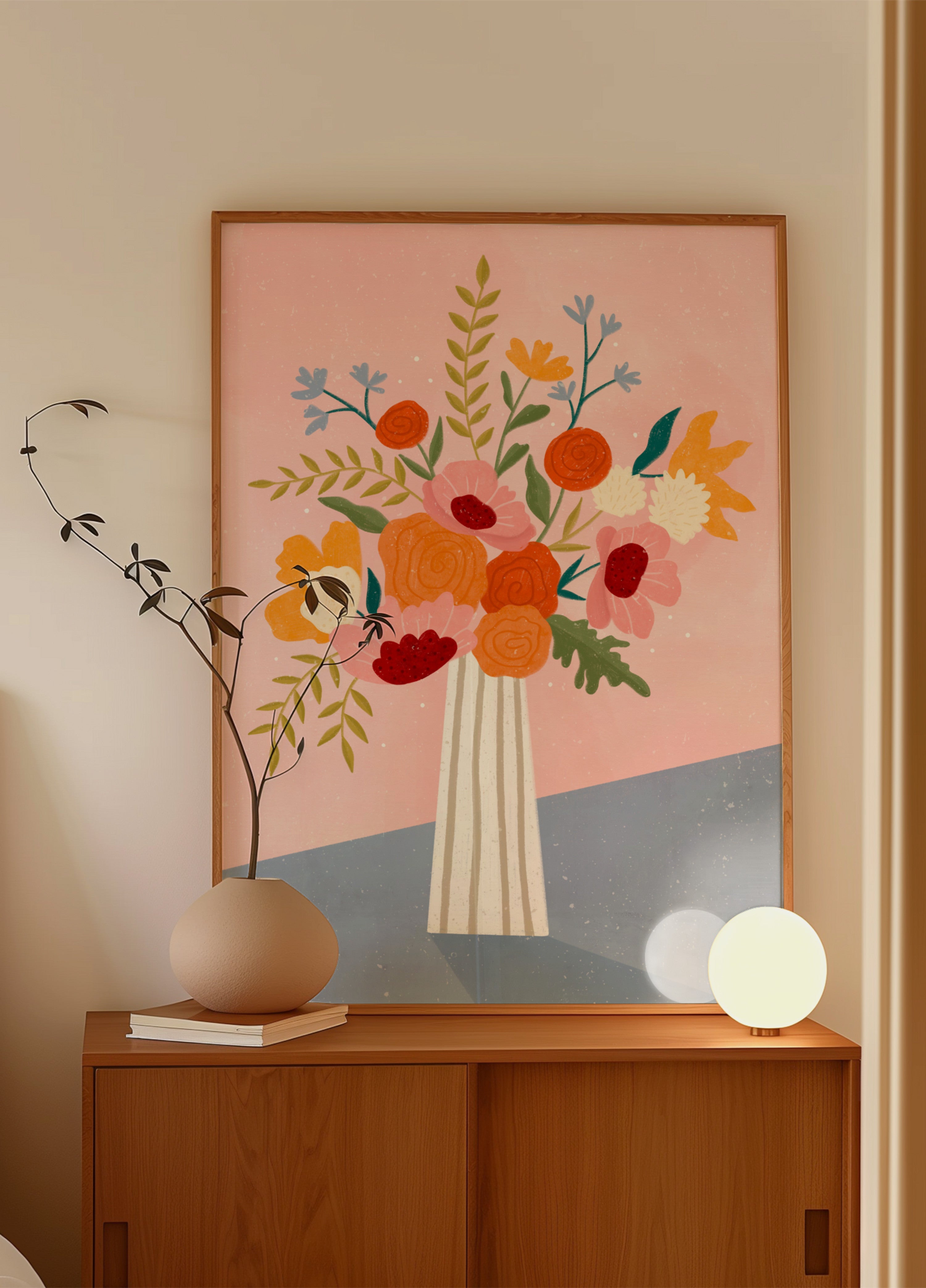 Arrangement floral moderne