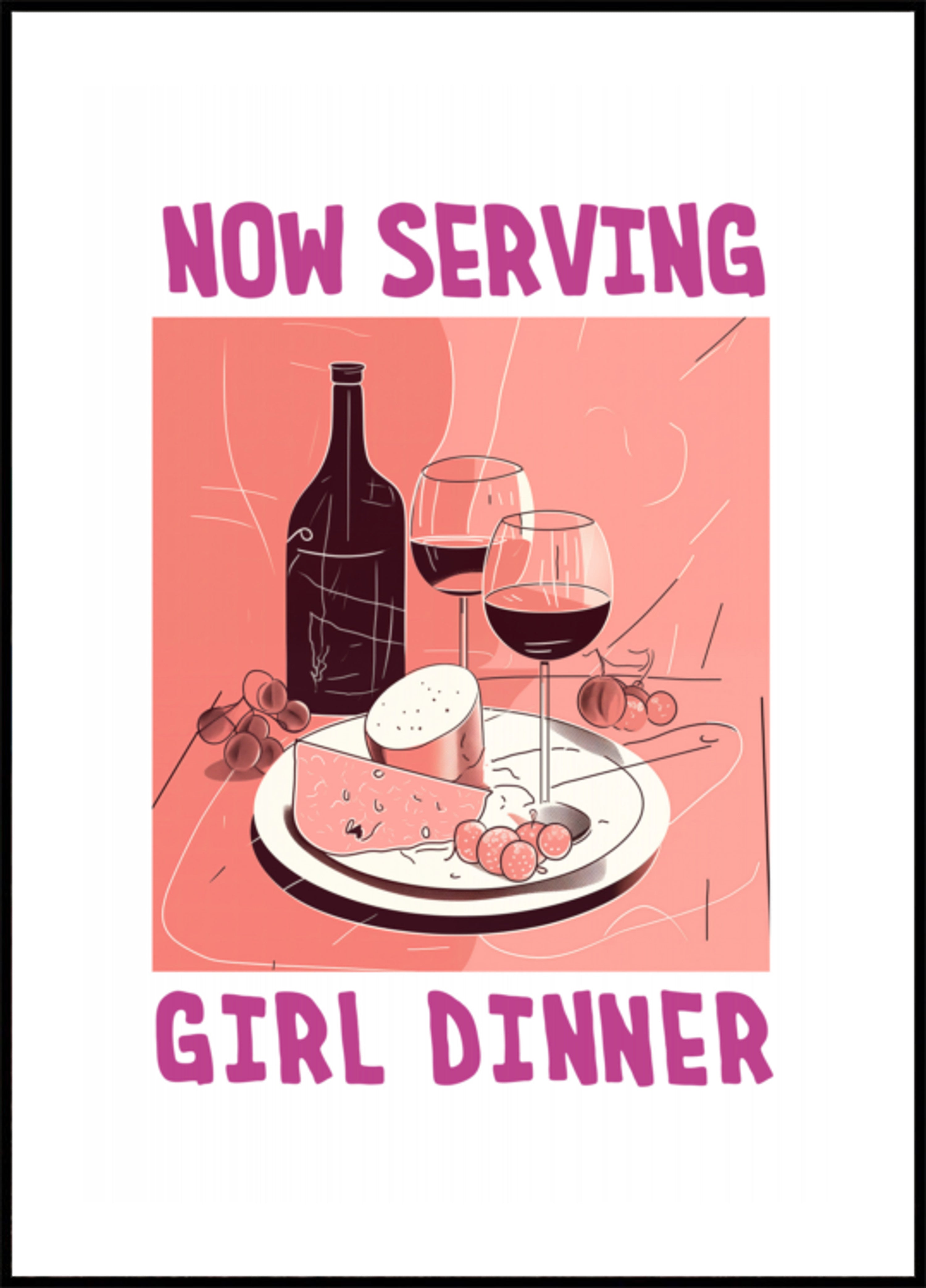 Servir le dîner des filles