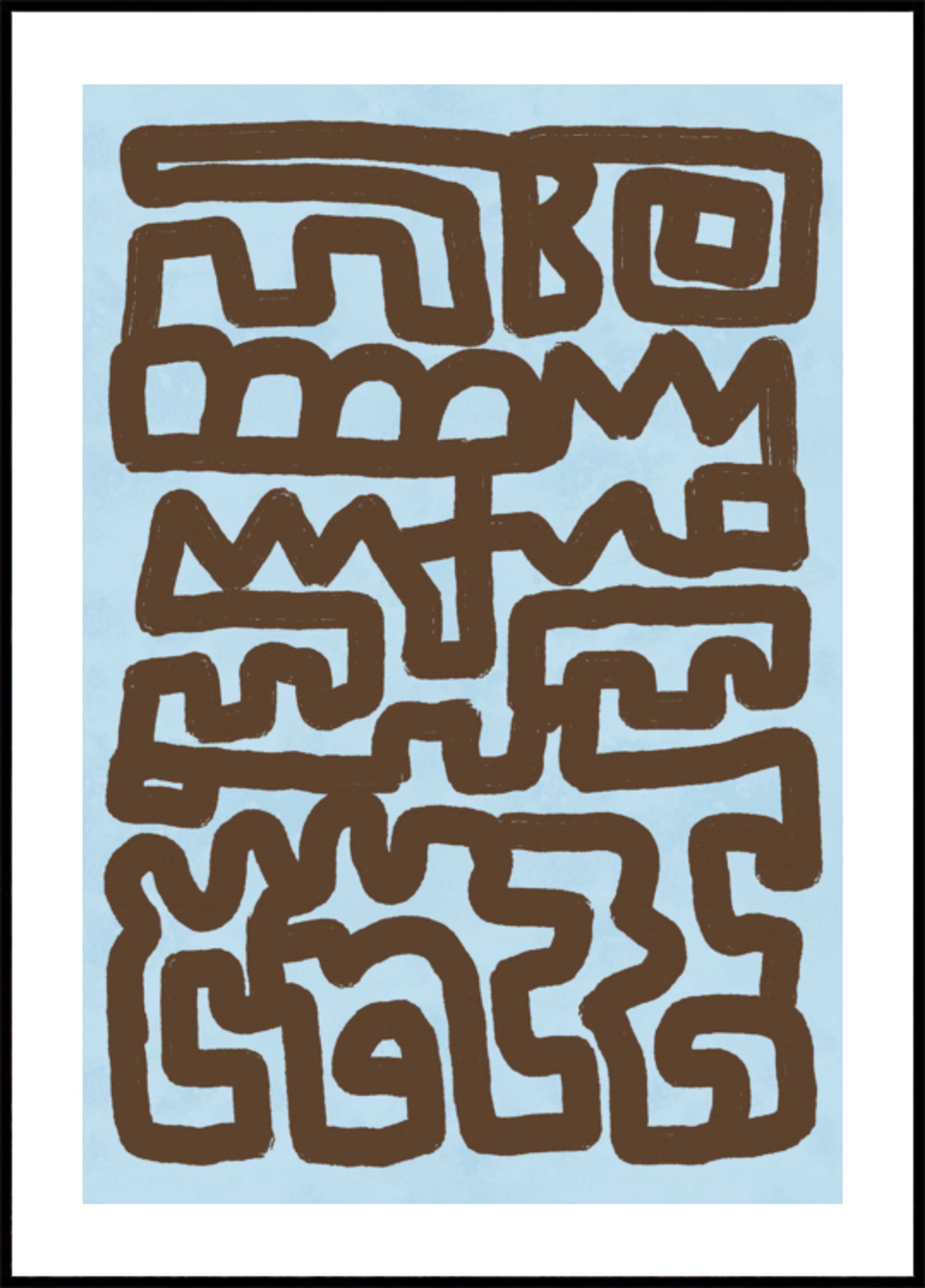 Labyrinthe tribal moderne