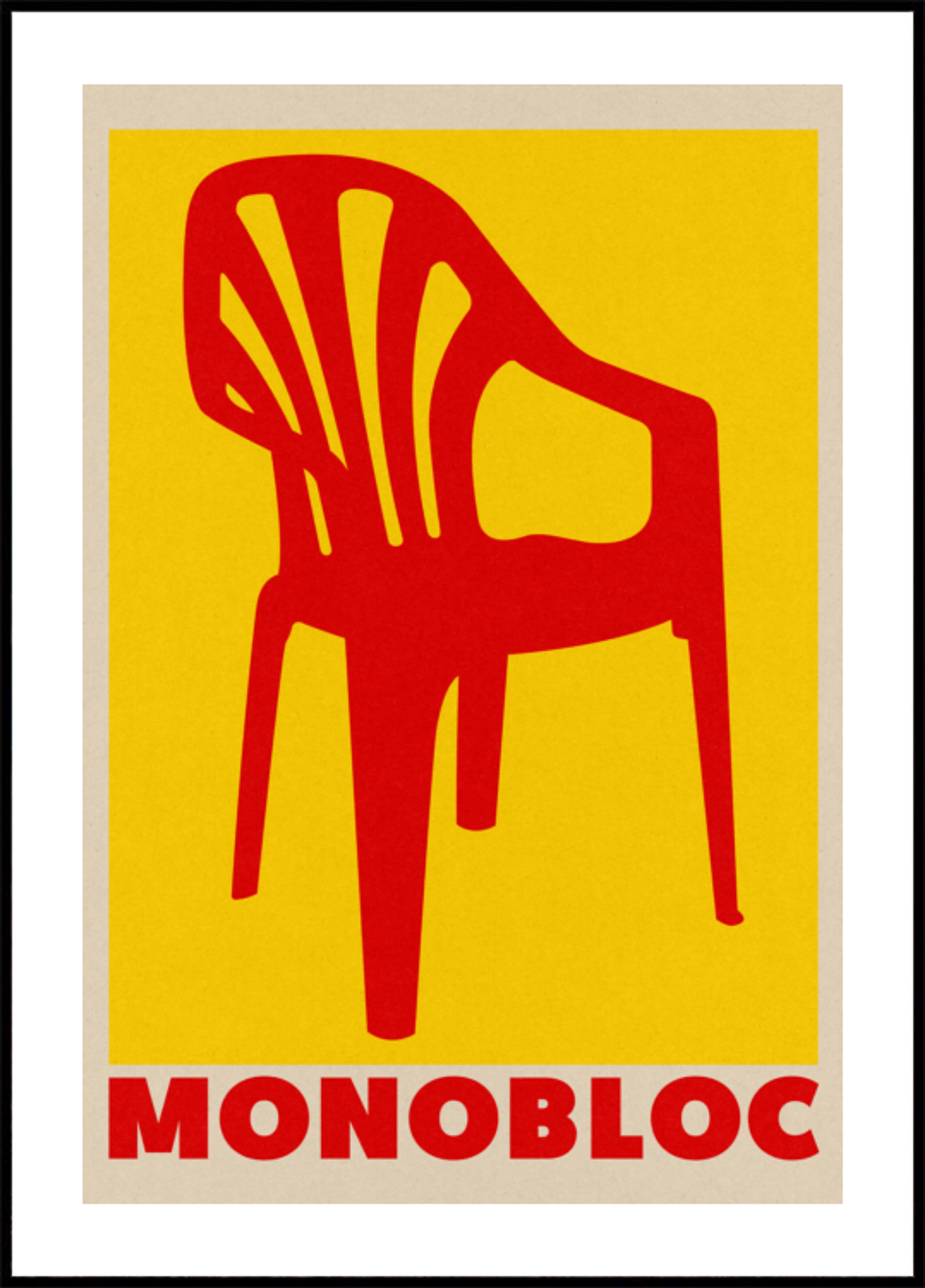 Chaise Monobloc Rouge