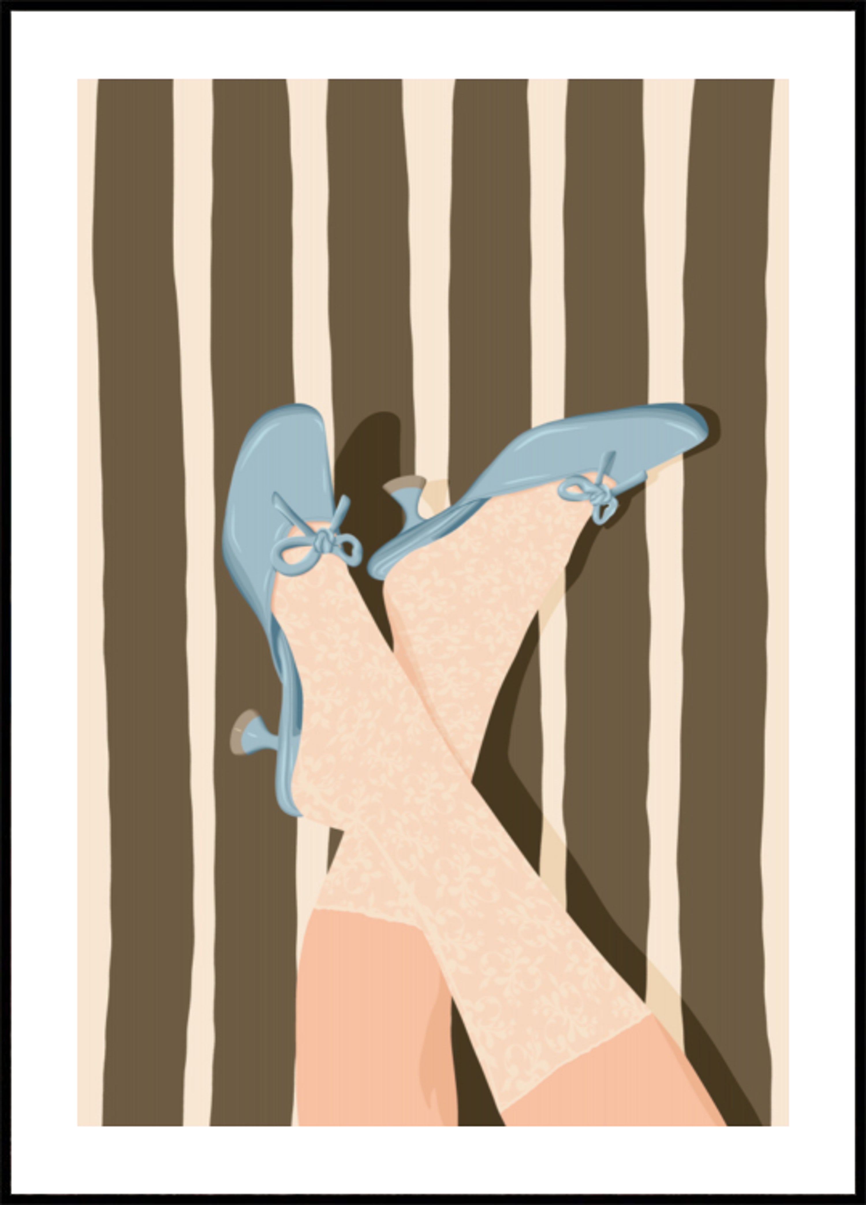 Talons bleus fantaisistes