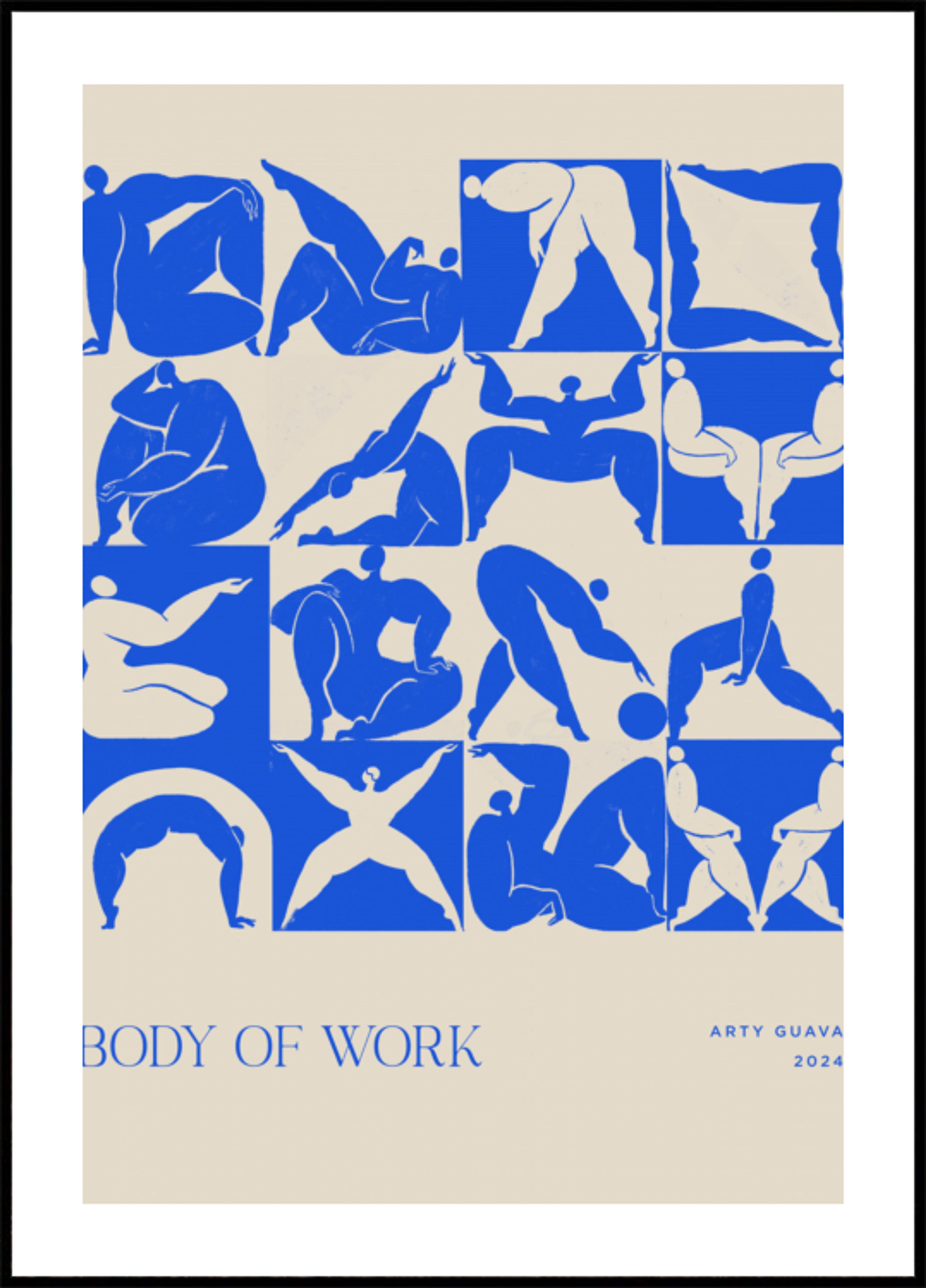 Corps de l'œuvre (bleu)