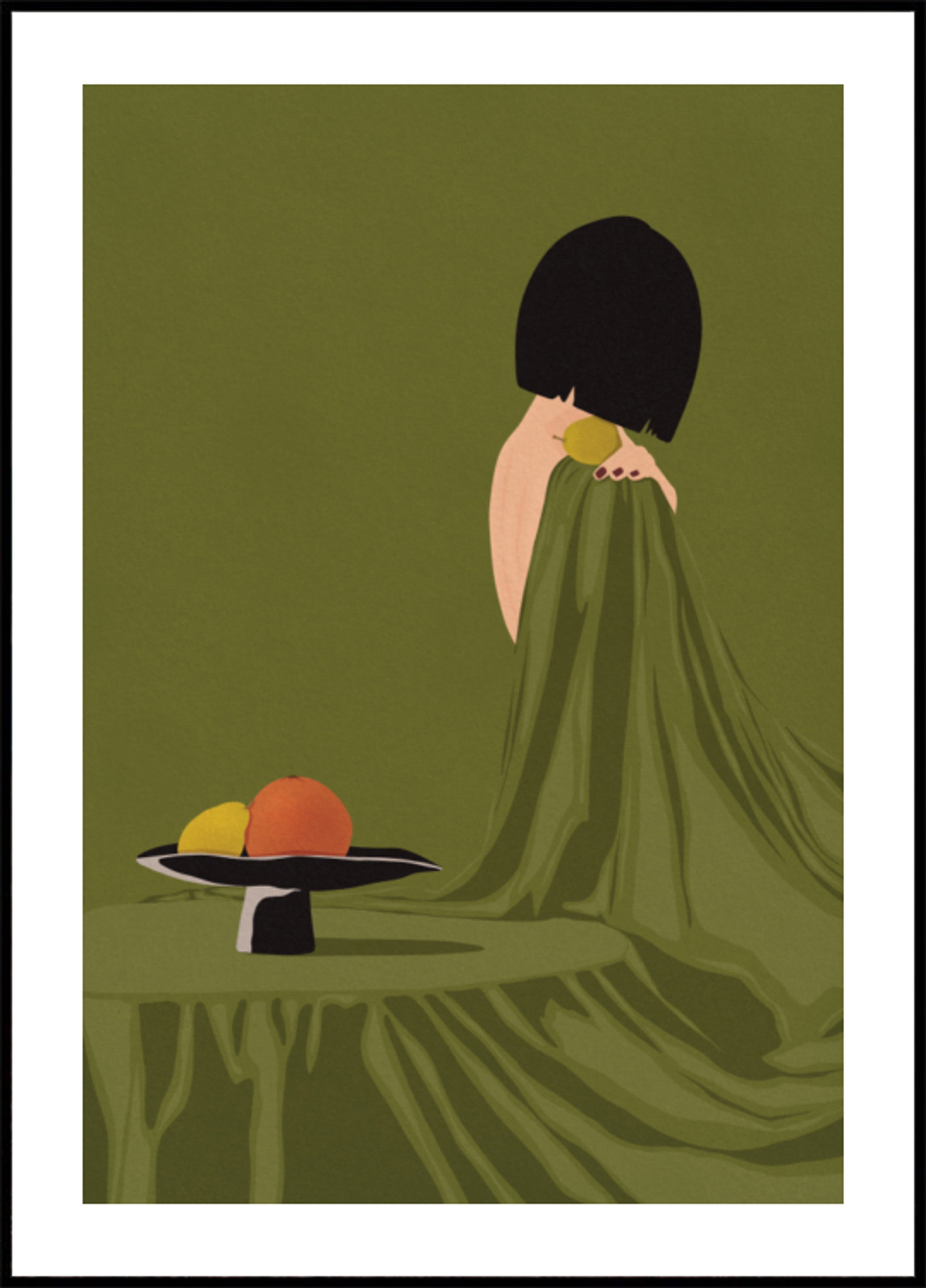 Robe Verte Nature Morte