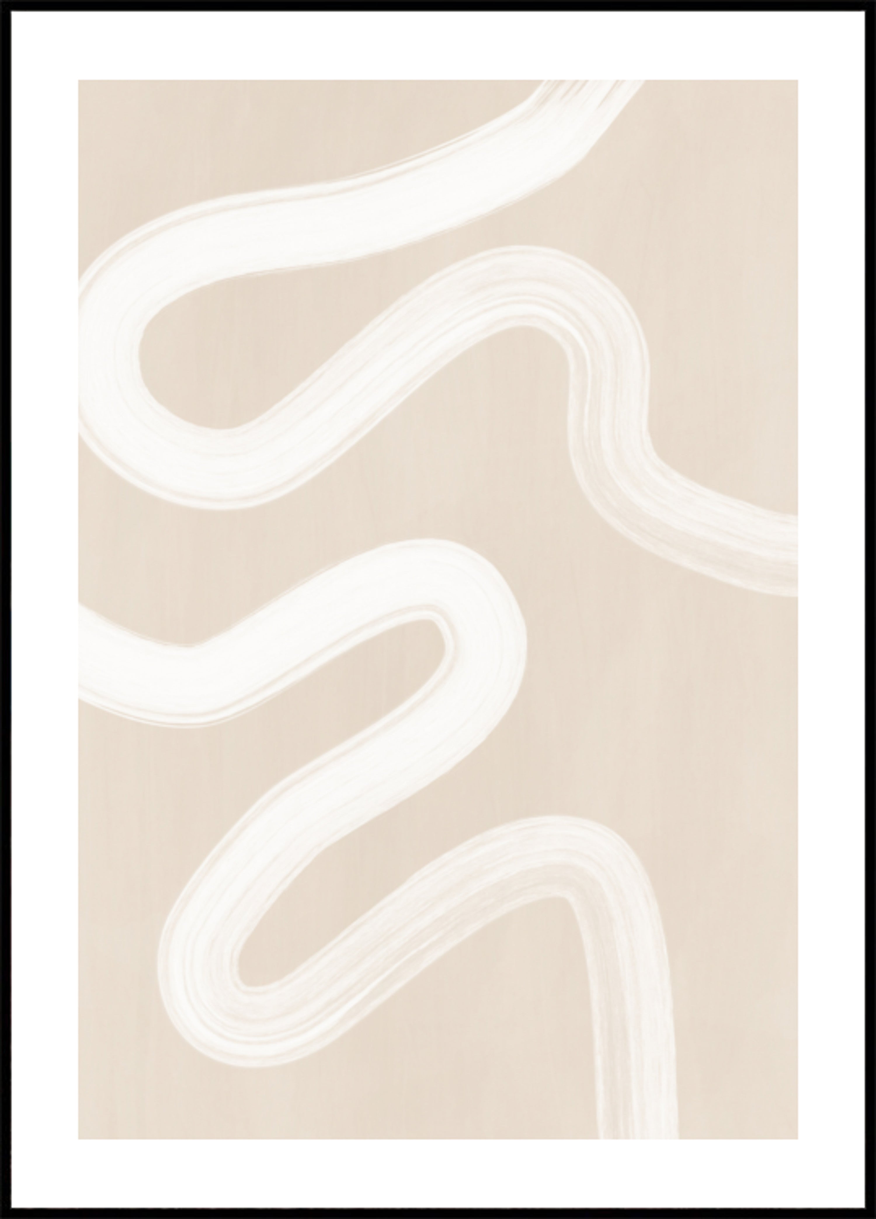Lignes abstraites ondulées