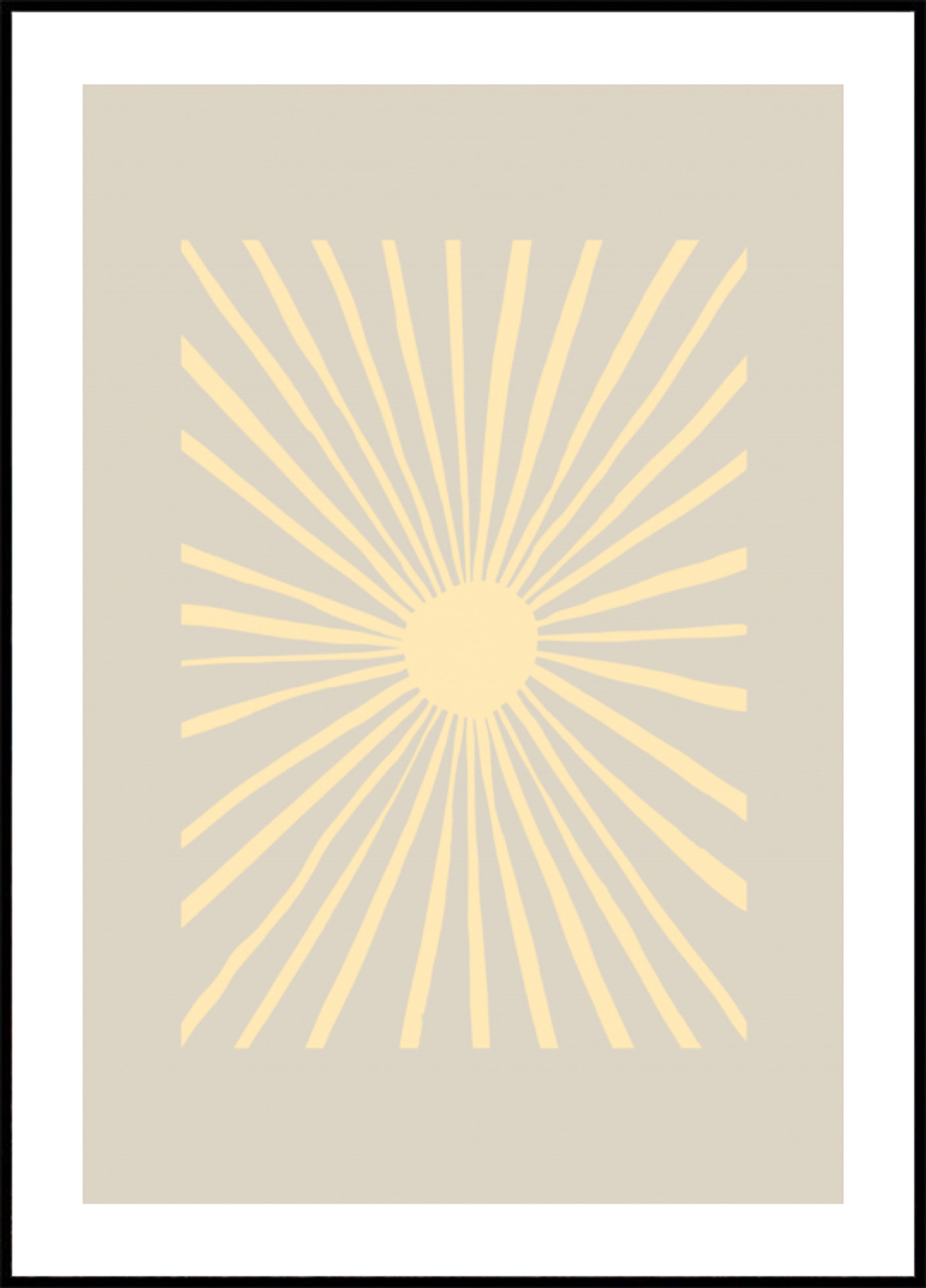 Lueur de soleil abstraite