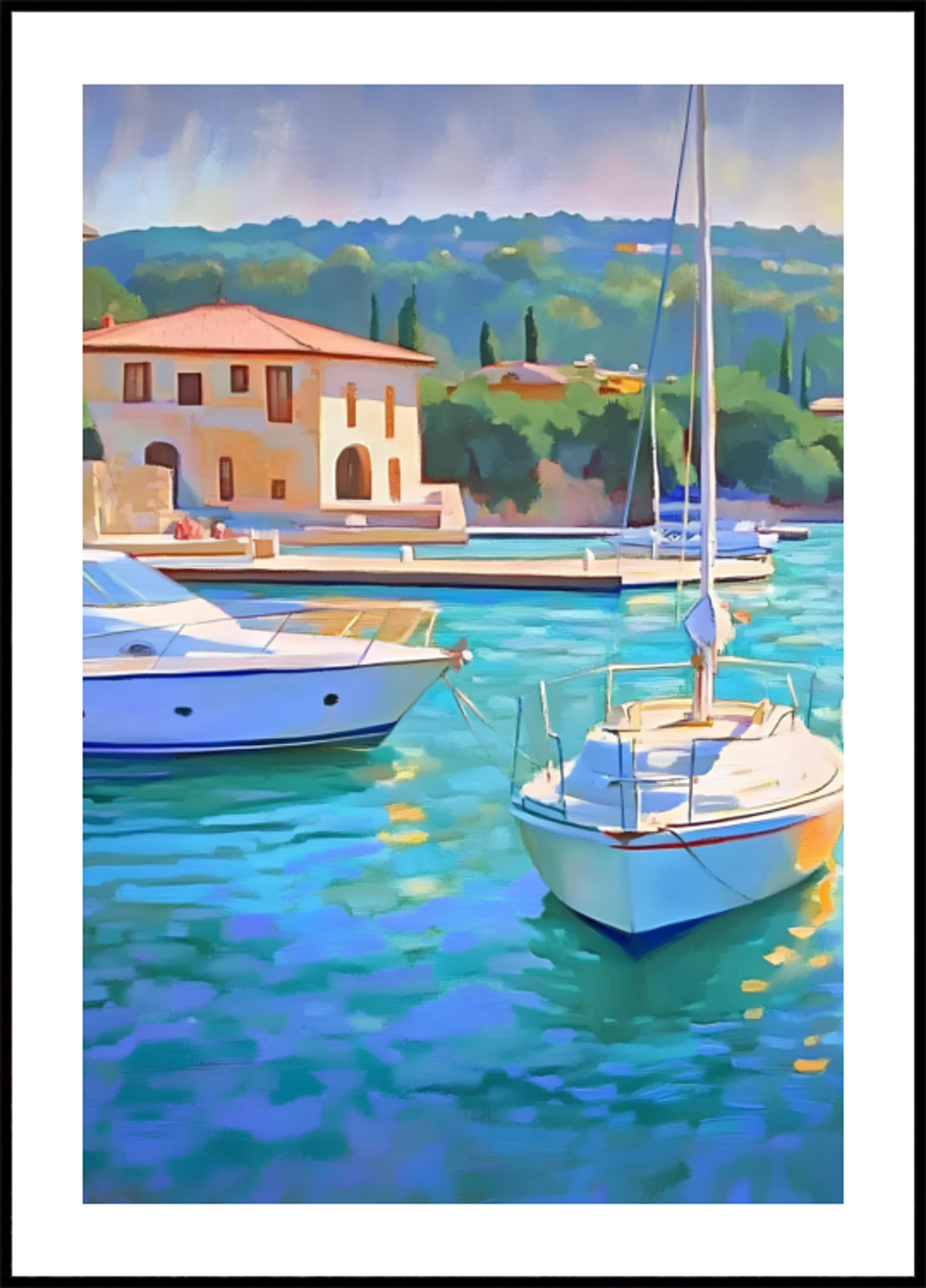 Bateaux du port turquoise