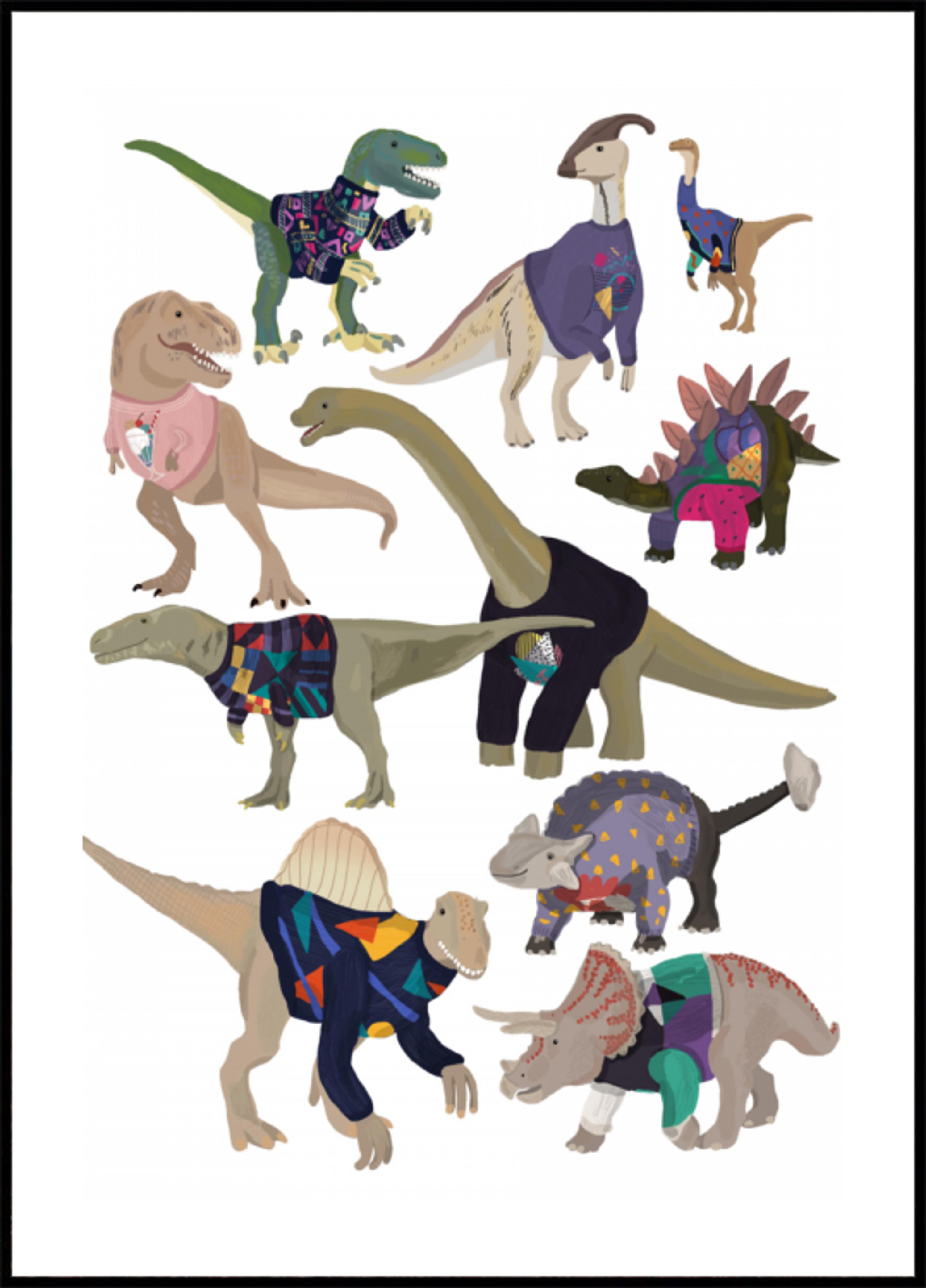 Pulls dinosaures fantaisistes