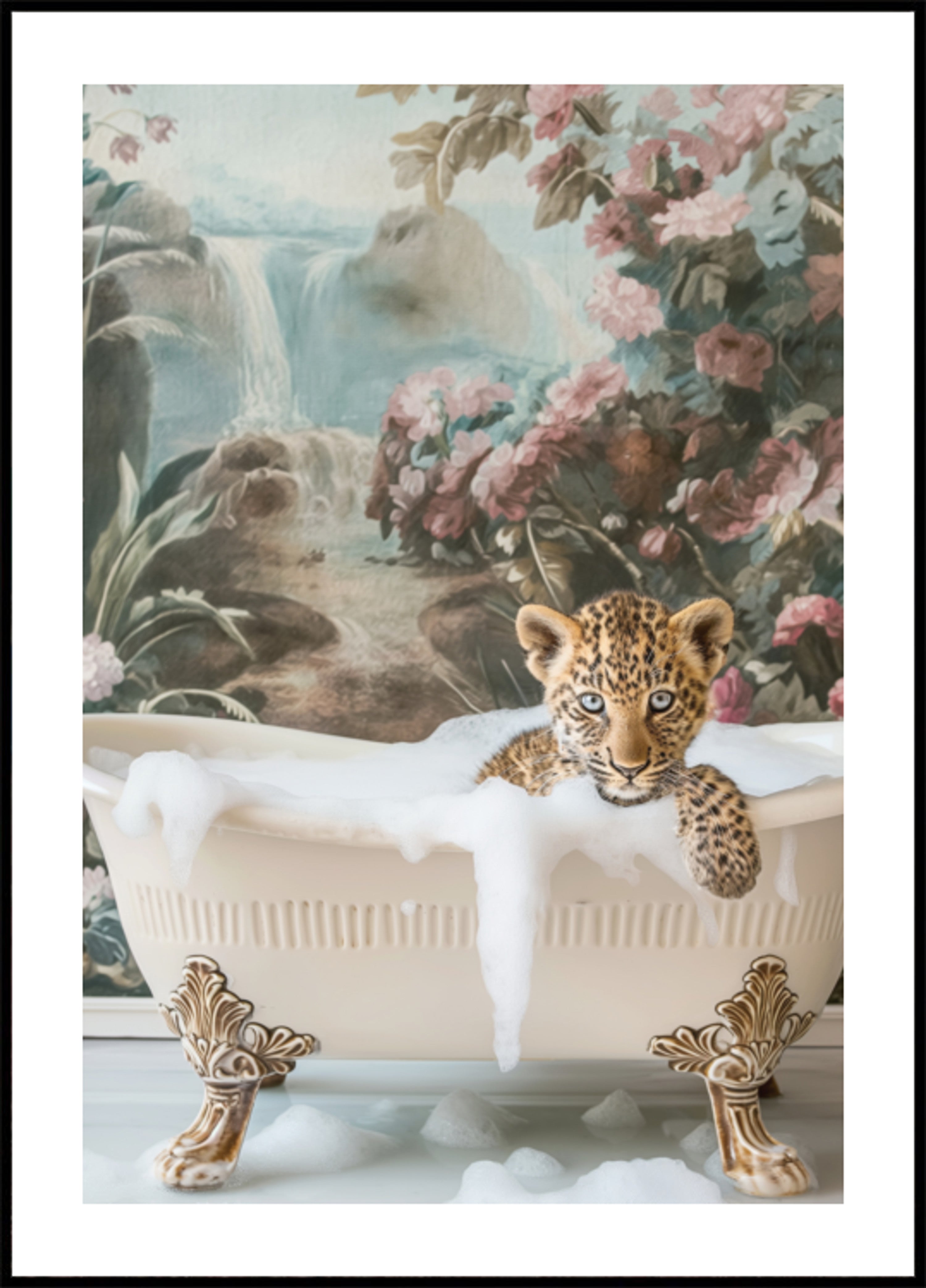 Bain moussant ourson léopard