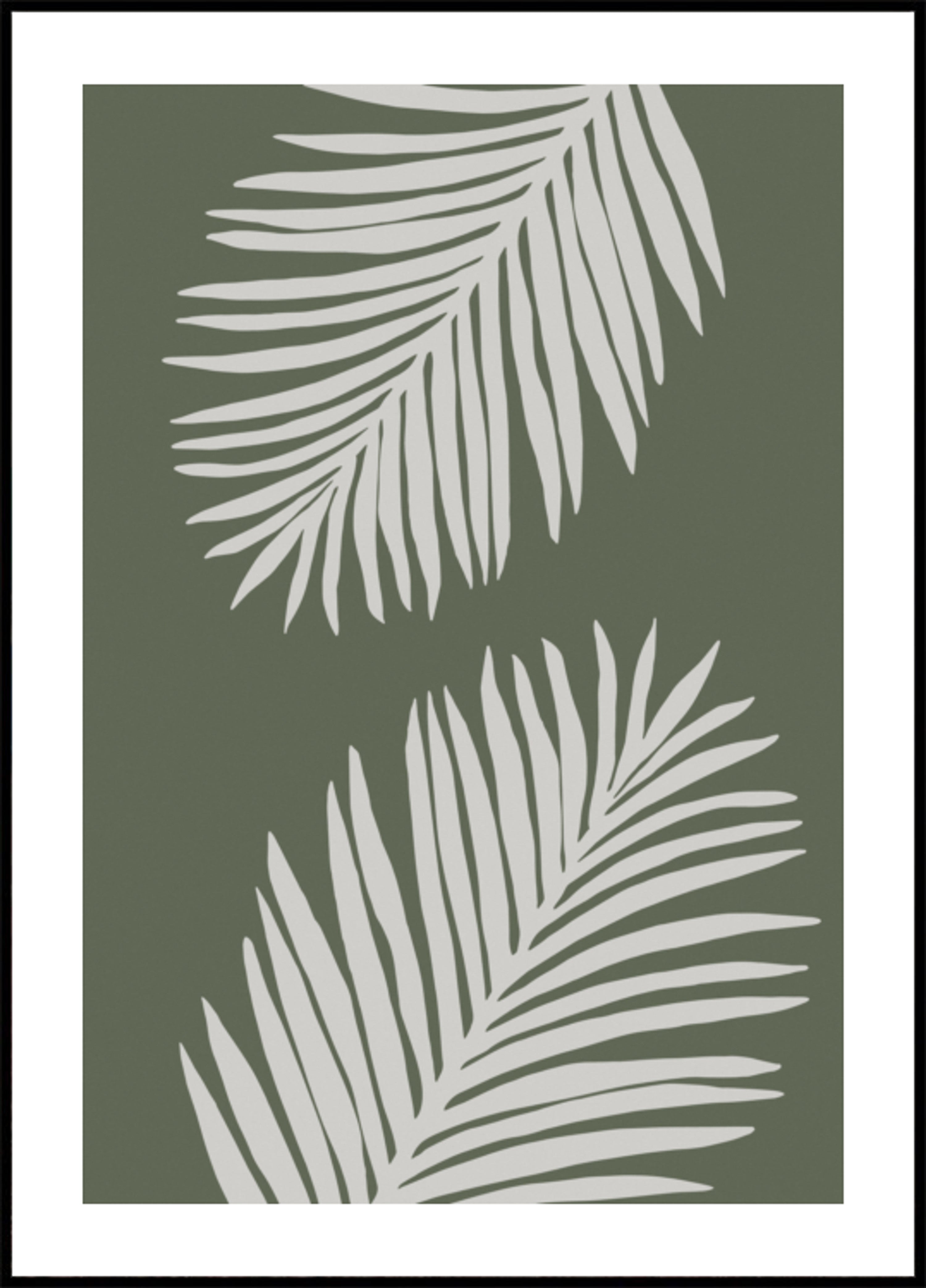 Feuilles de palmier sereines