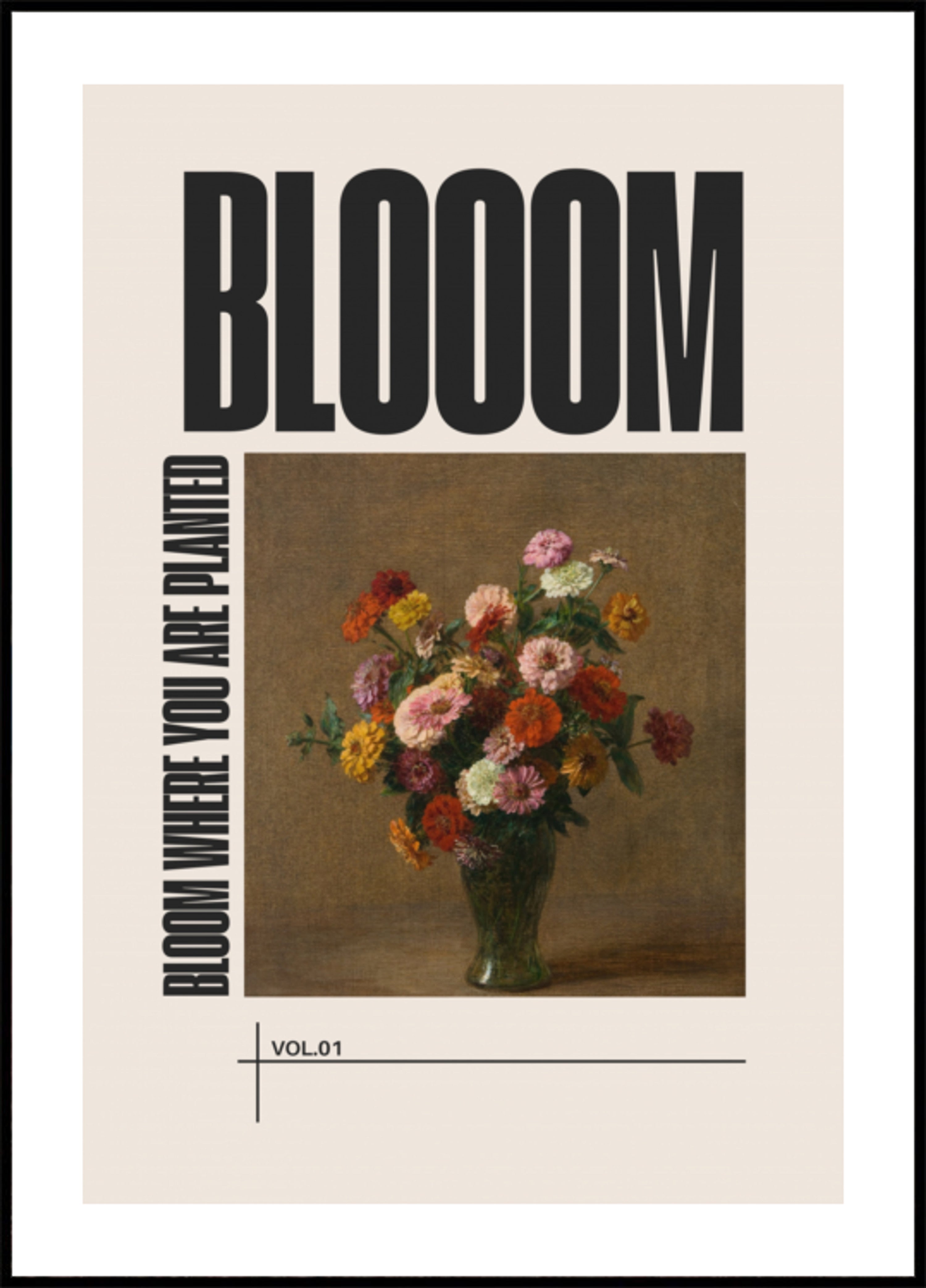 Nature morte aux fleurs vibrantes