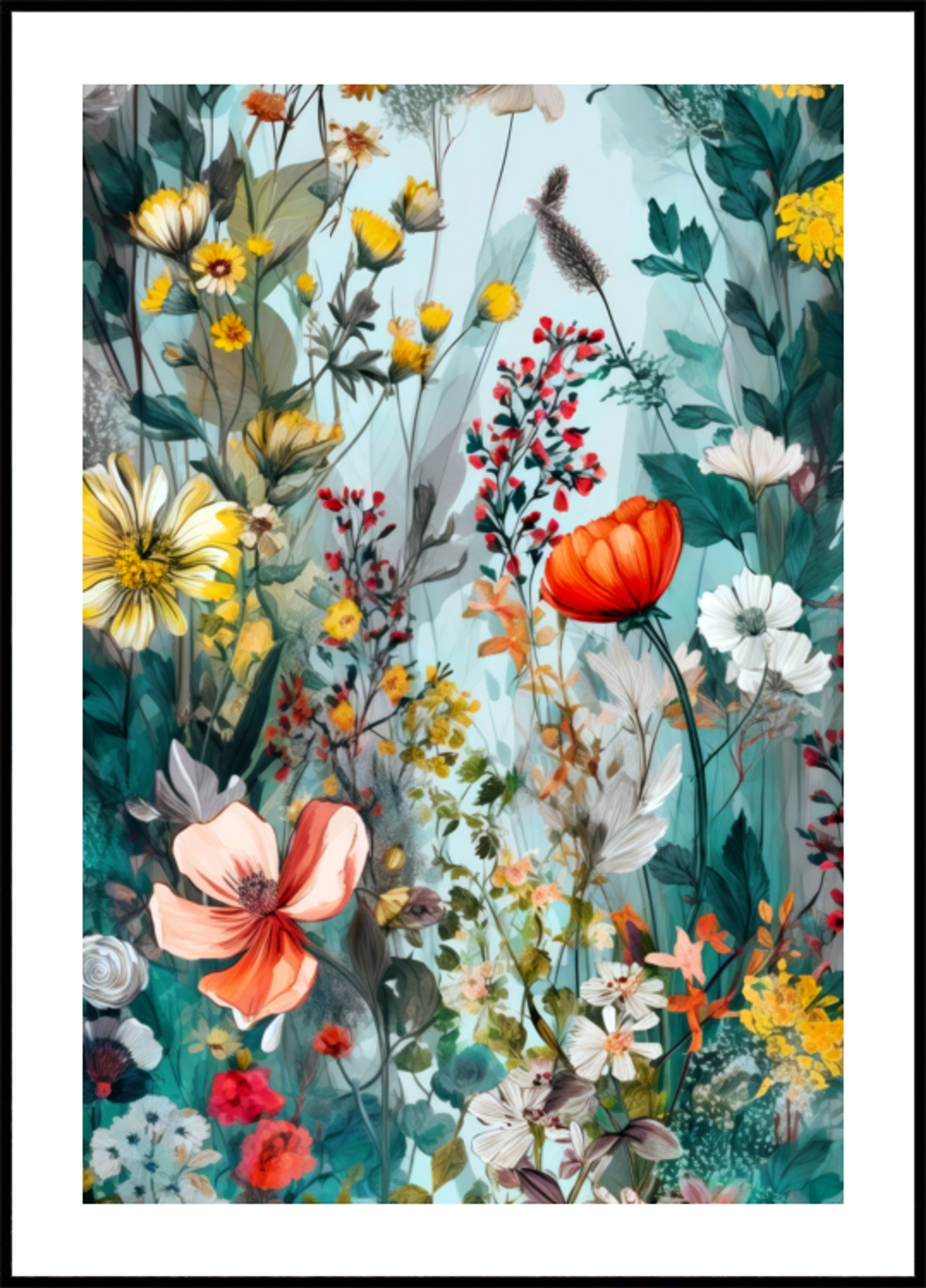 Fleurs de jardin vibrantes