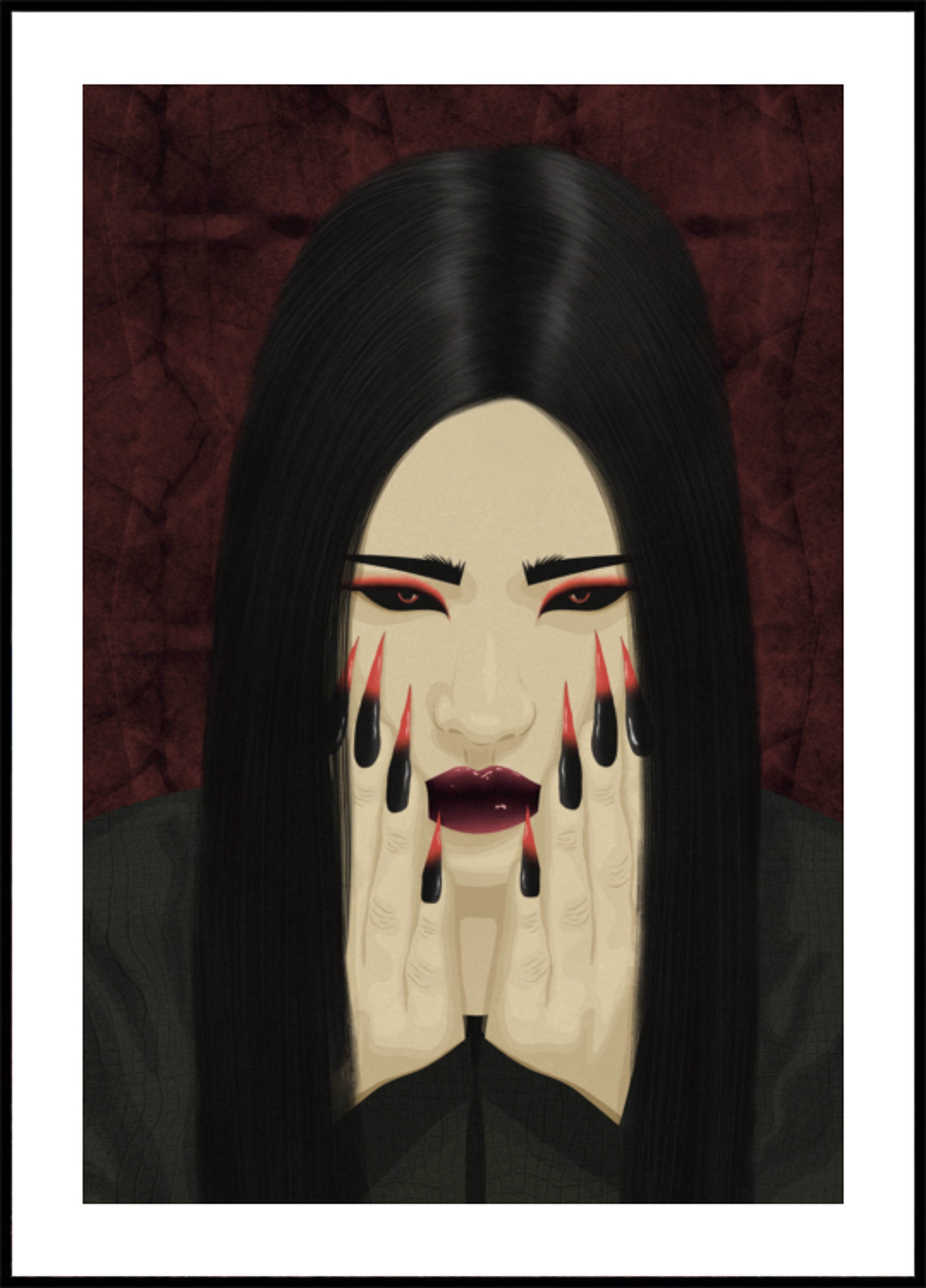 Larmes rouges gothiques
