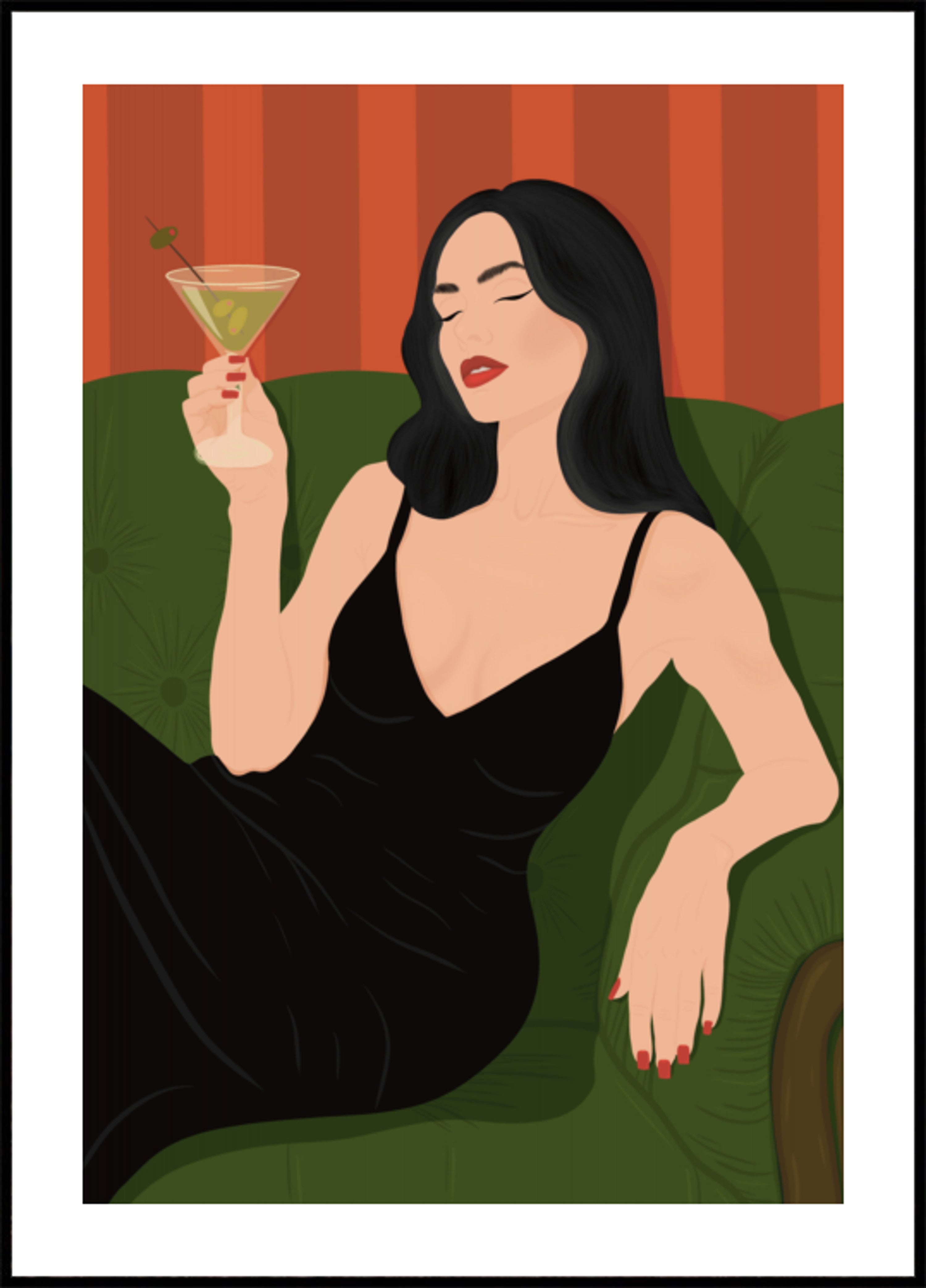 Dame élégante de Martini