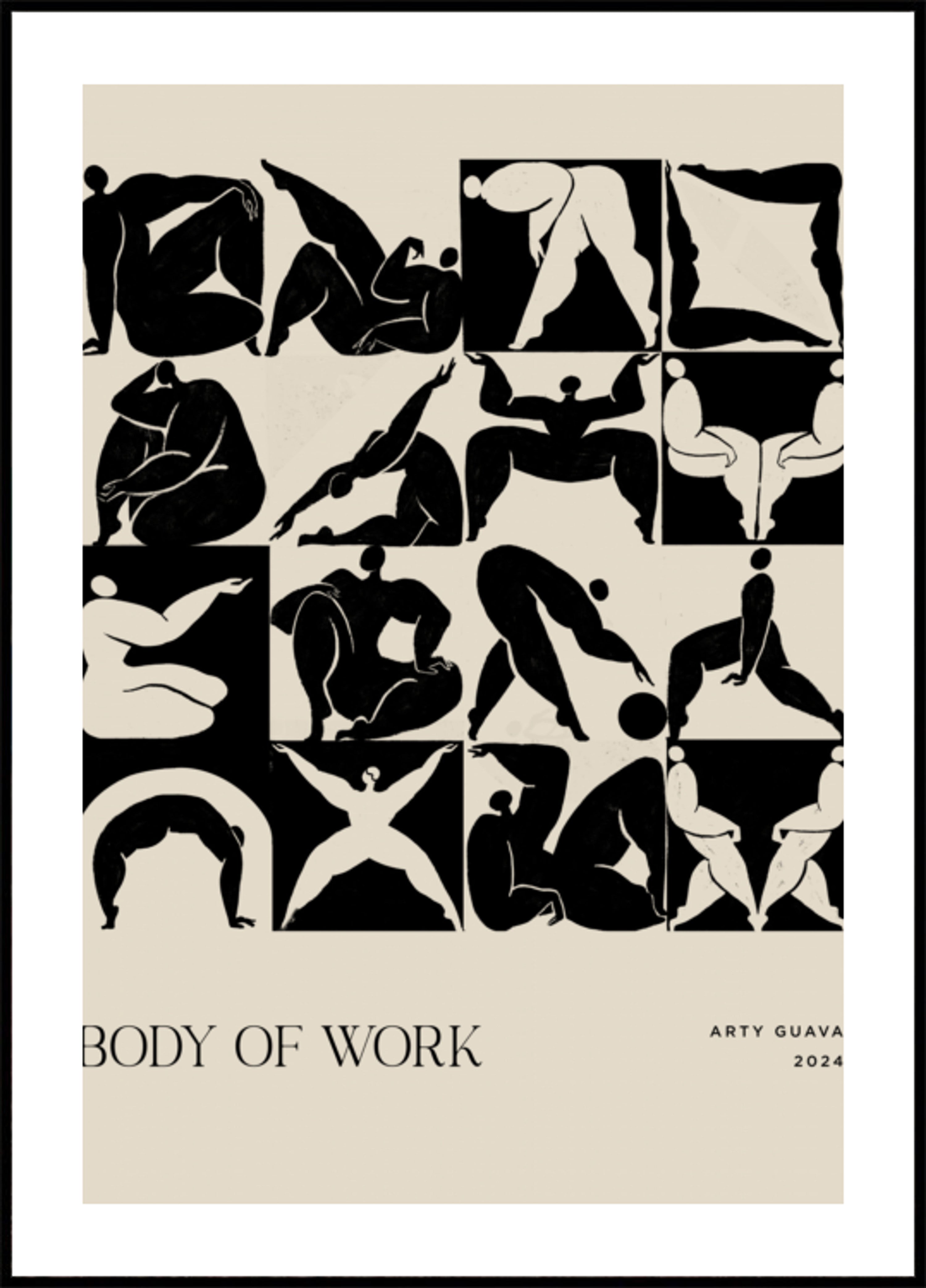 Corps de l'œuvre (Noir)
