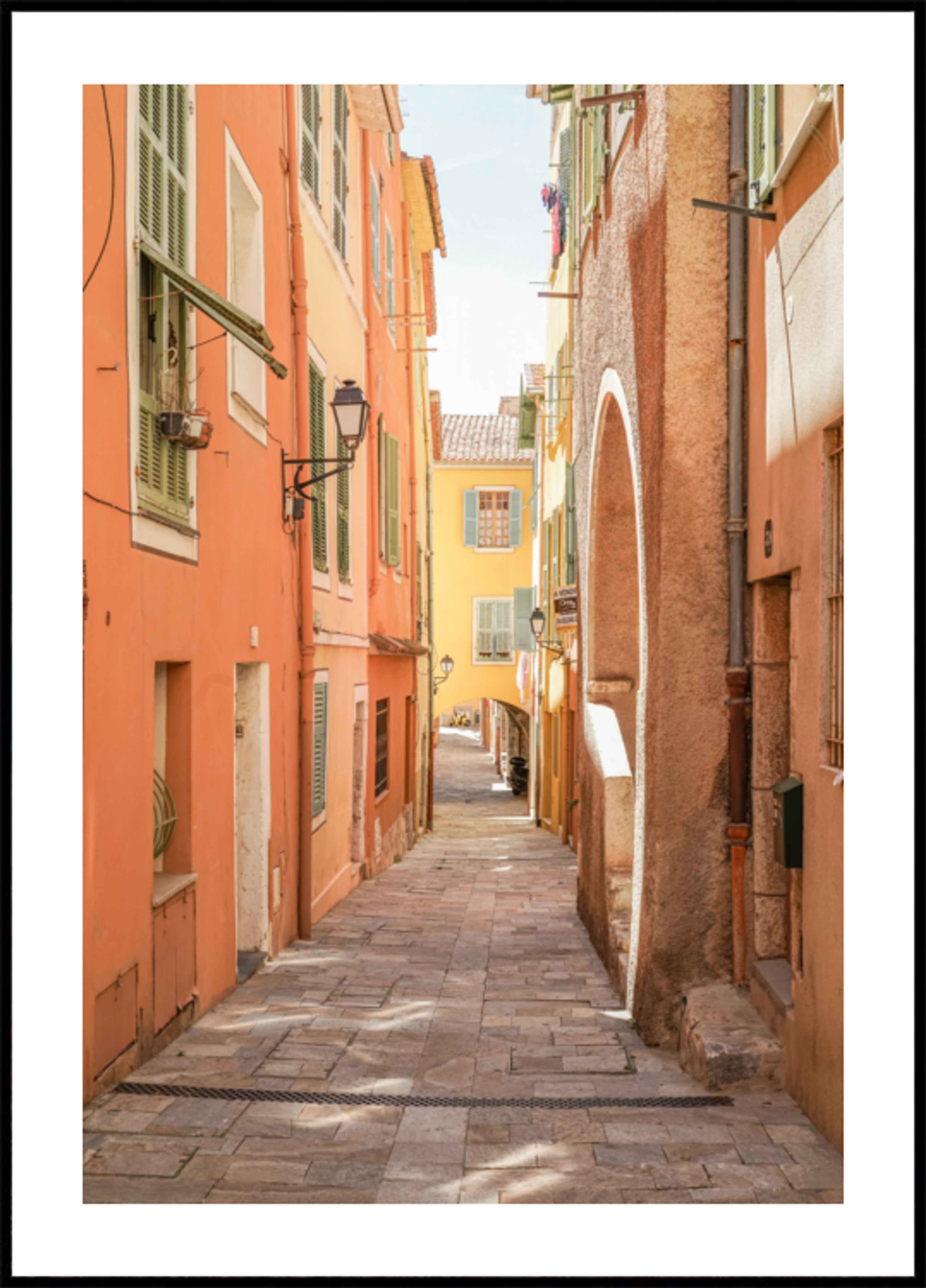 Ruelle européenne animée