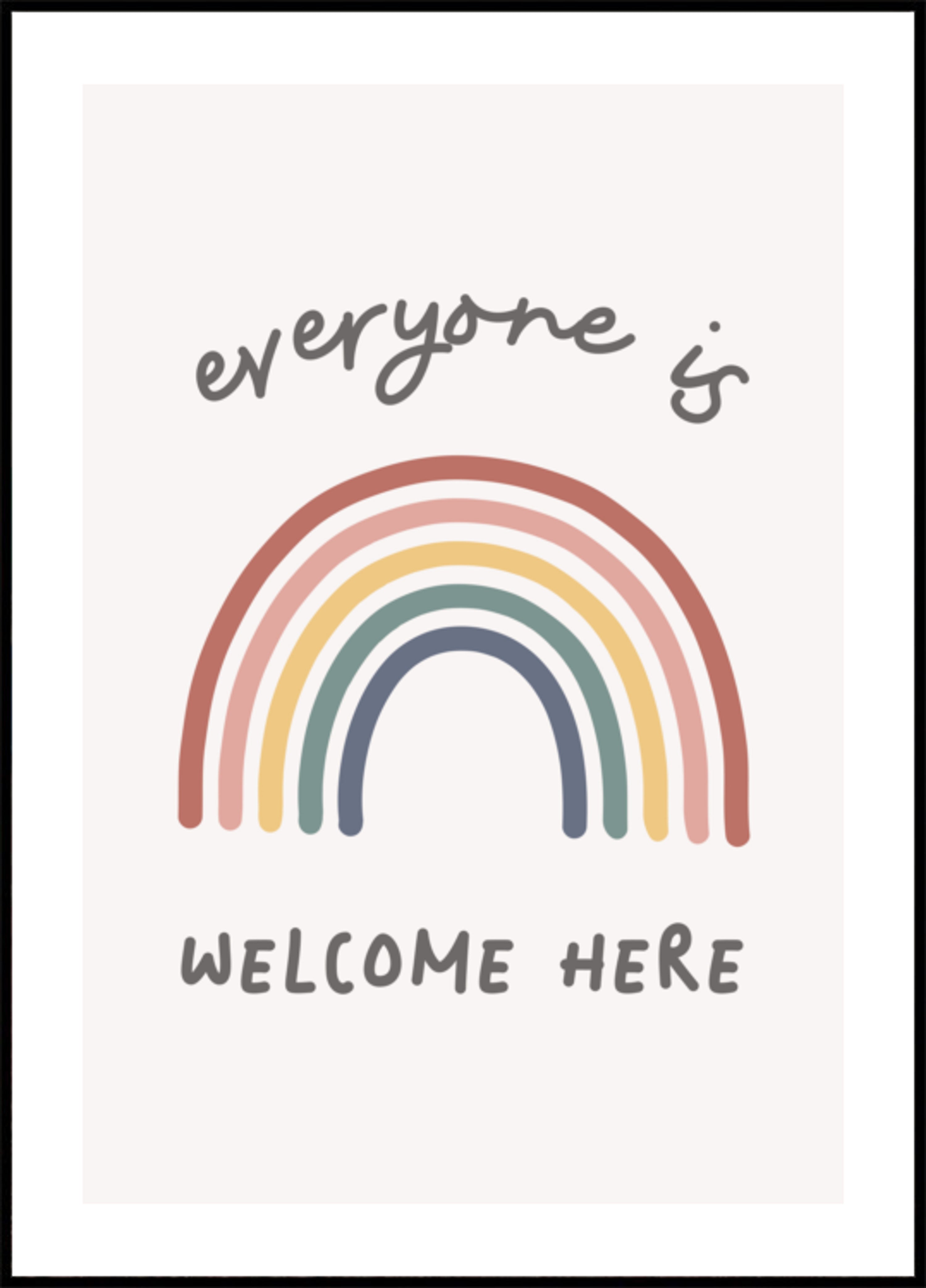 Bienvenue à tous, arc-en-ciel