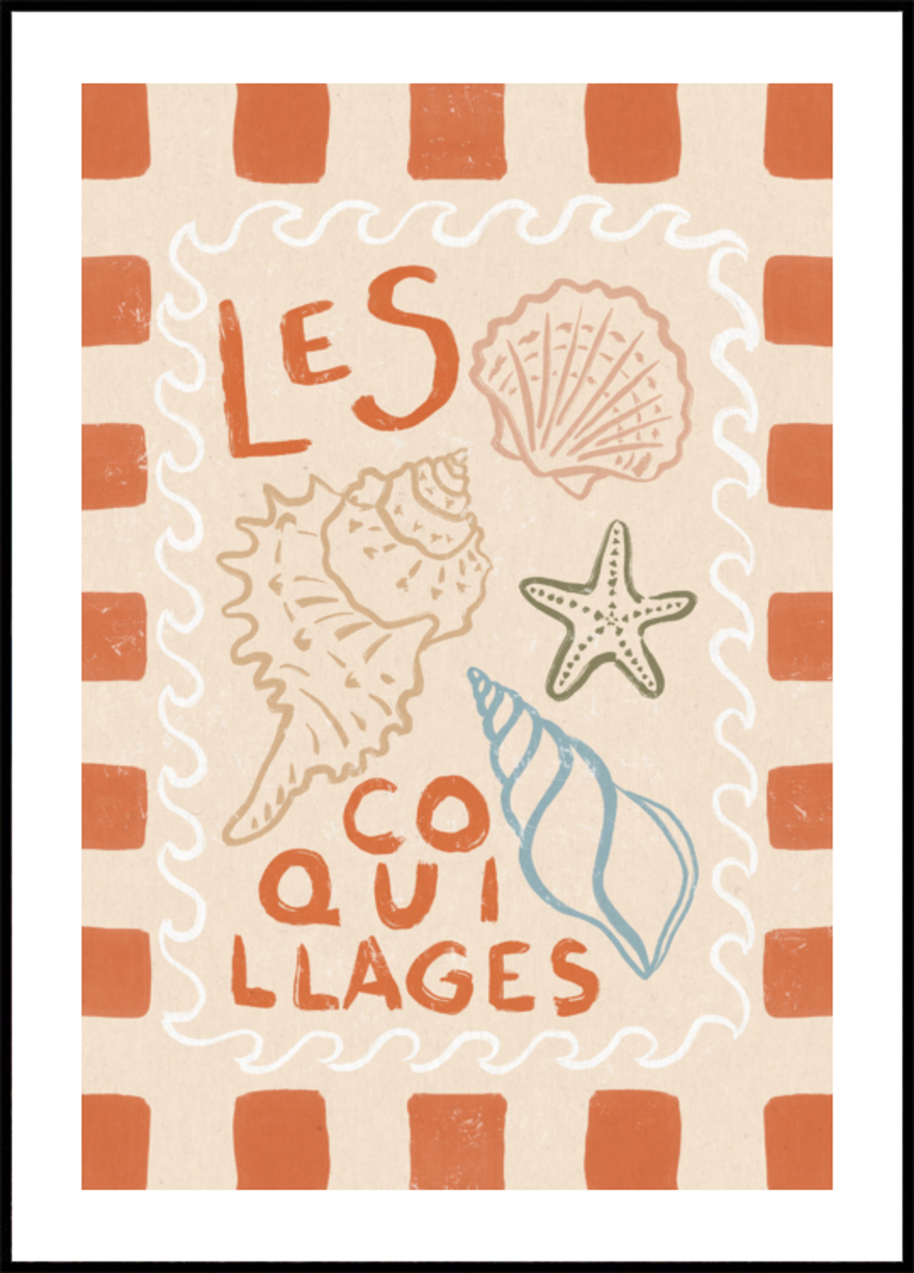 Coquillages français rustiques